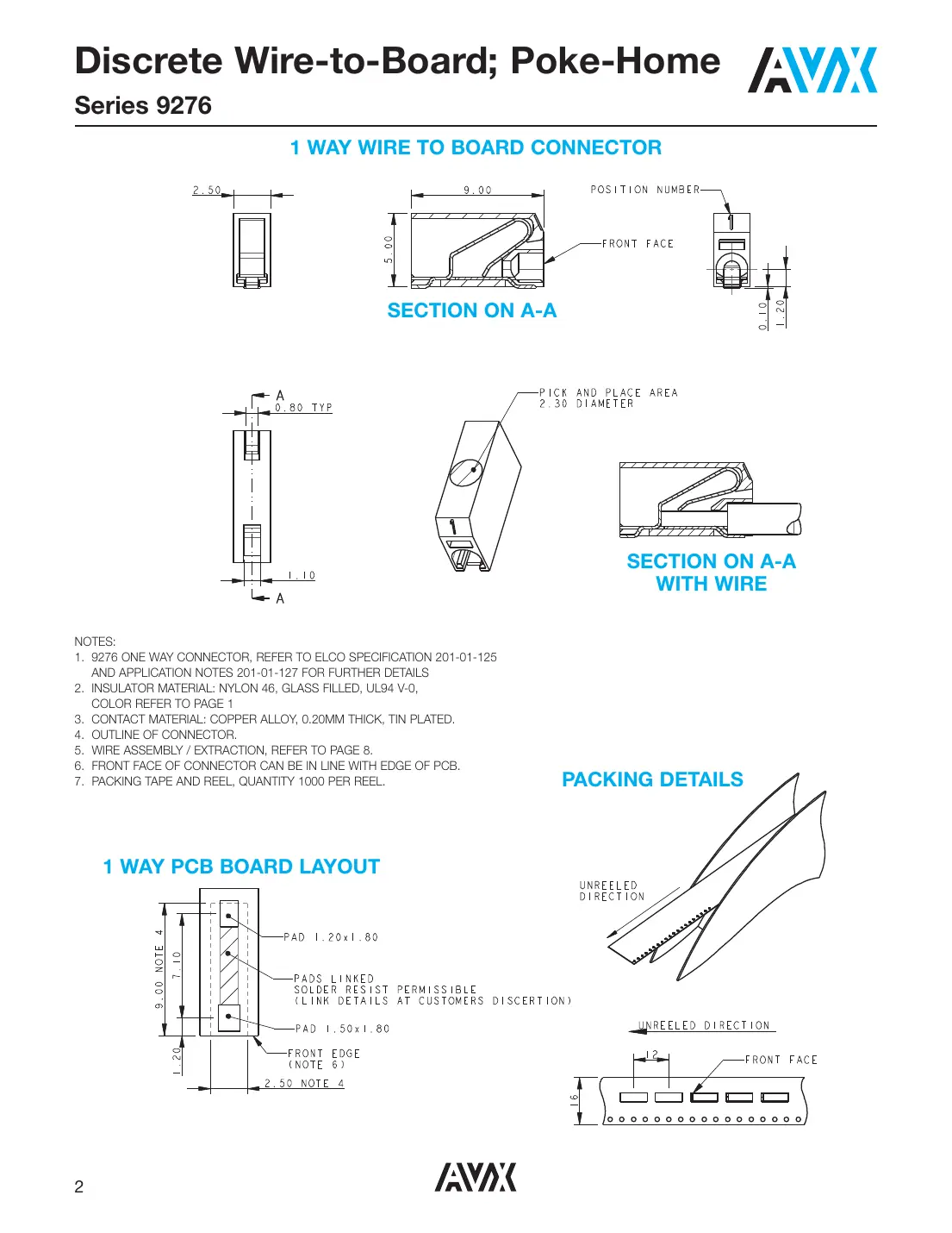 009276001021006 Datasheet Page 2