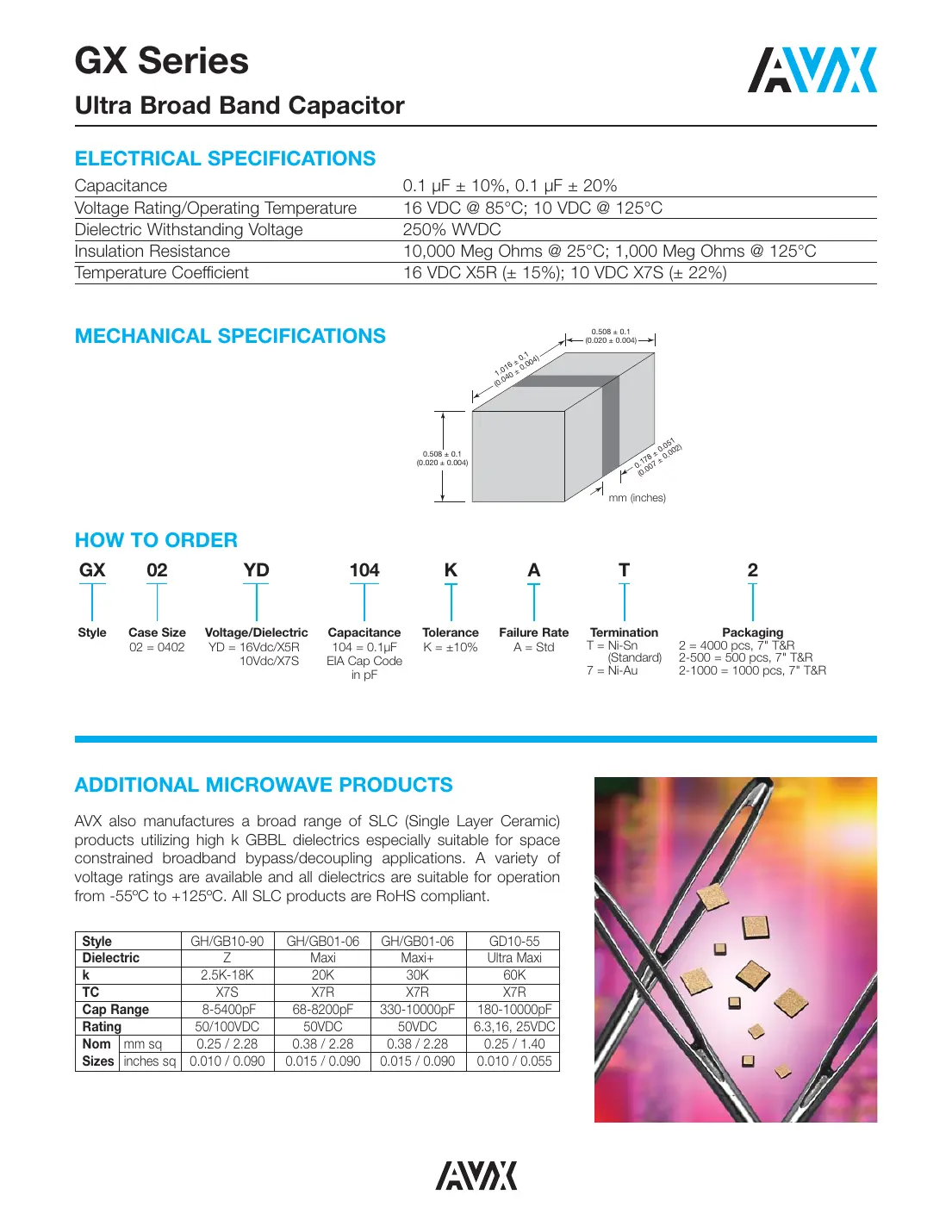gx02yd104kat2 Datasheet Page 2
