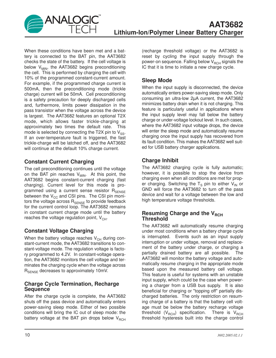 aat3682 Datasheet Page 10