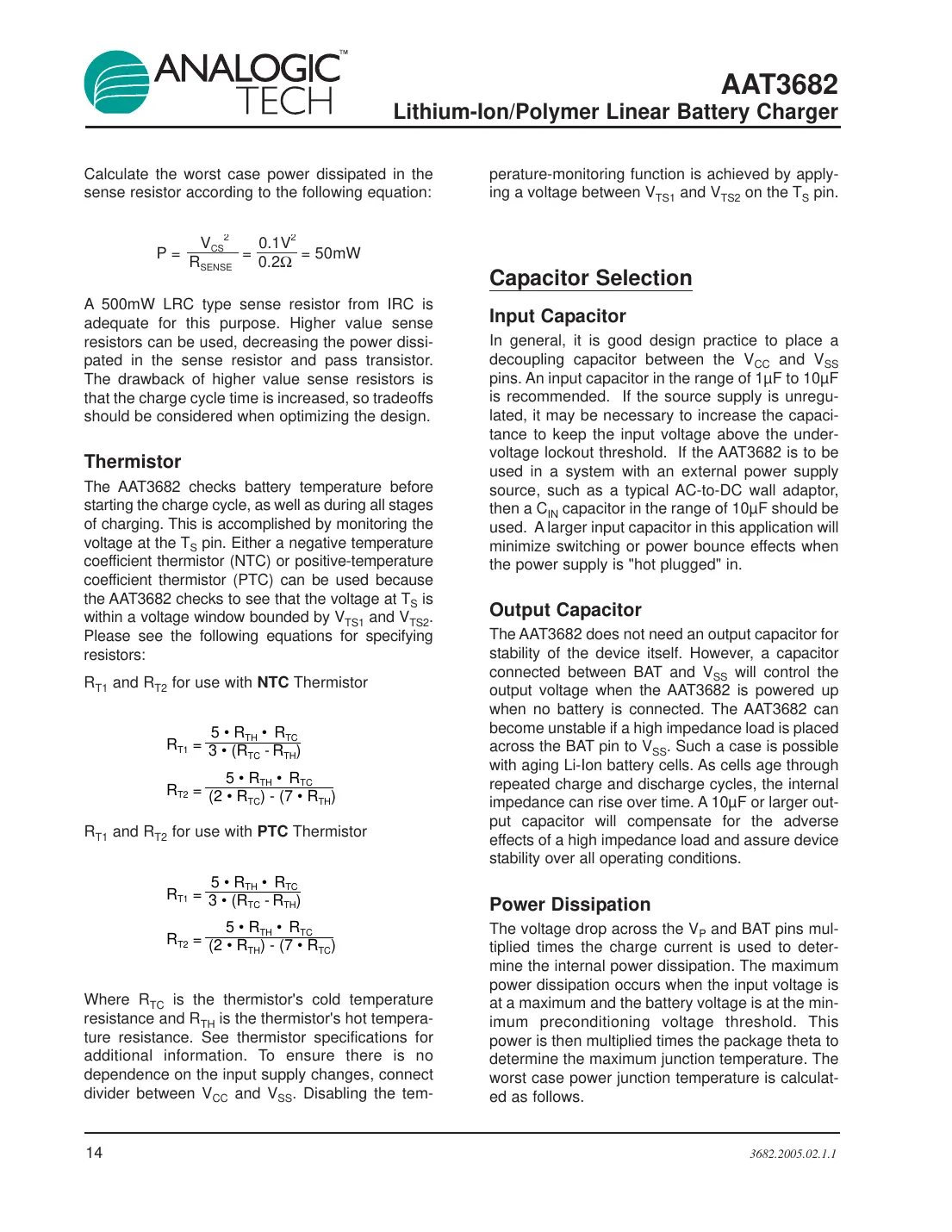 aat3682 Datasheet Page 14