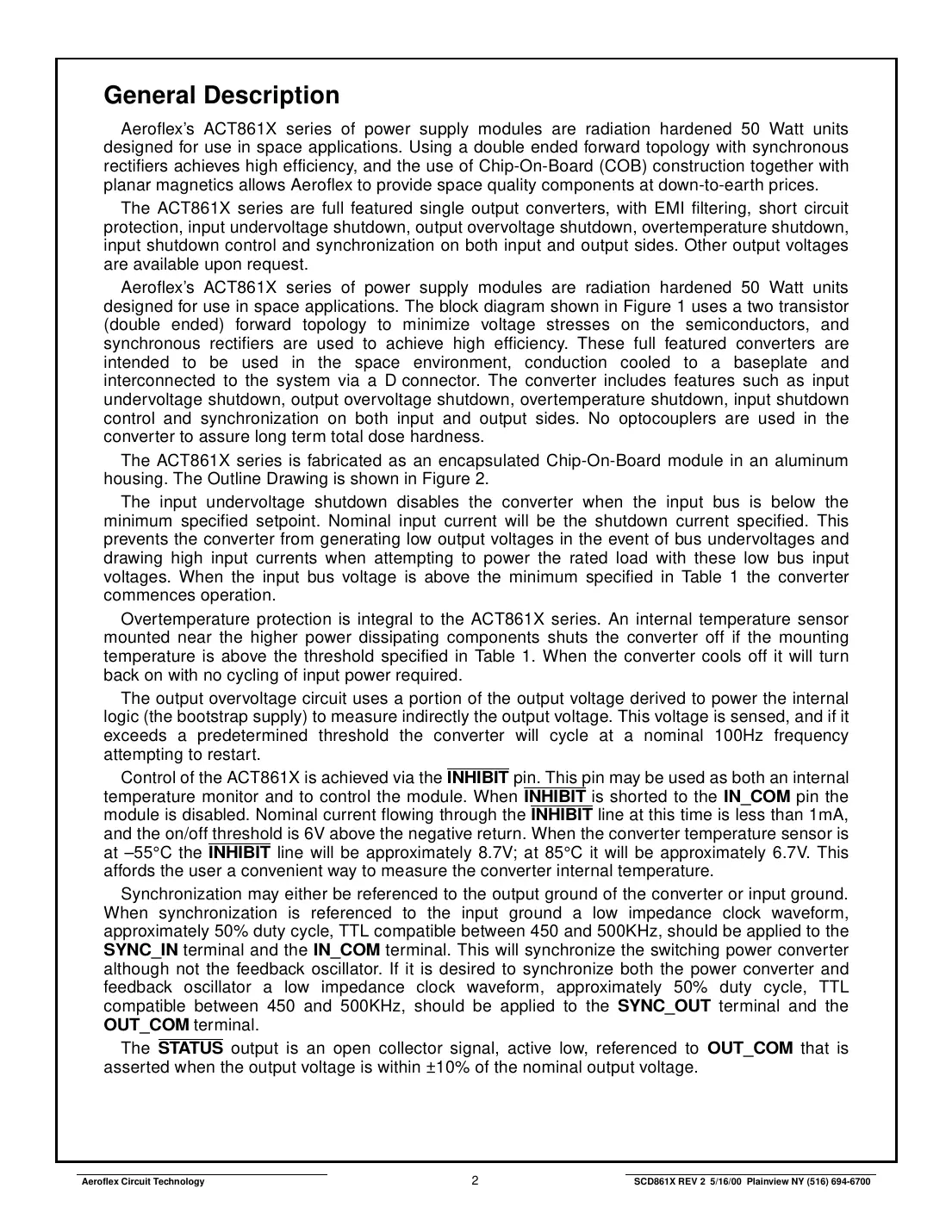 act861x Datasheet Page 2