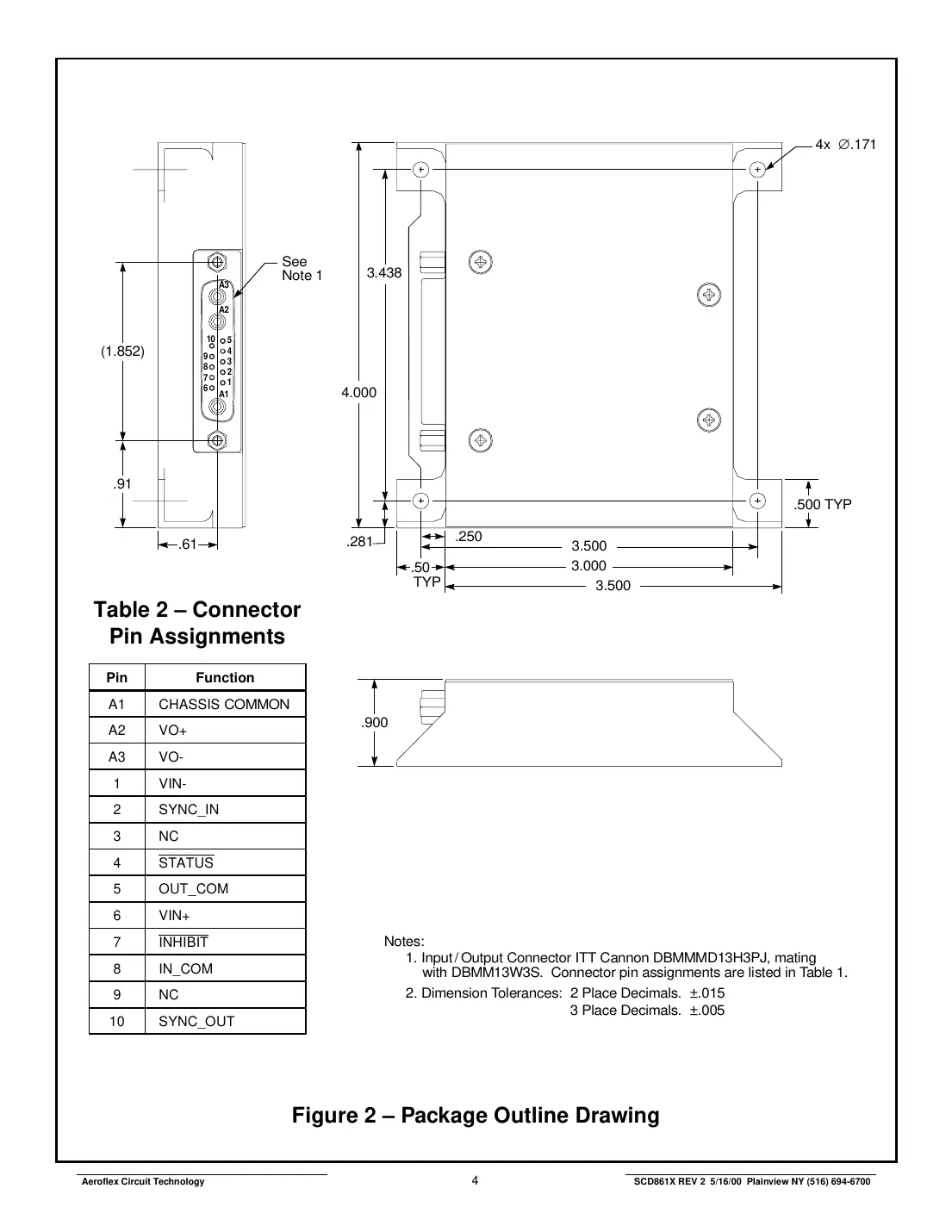 act861x Datasheet Page 4