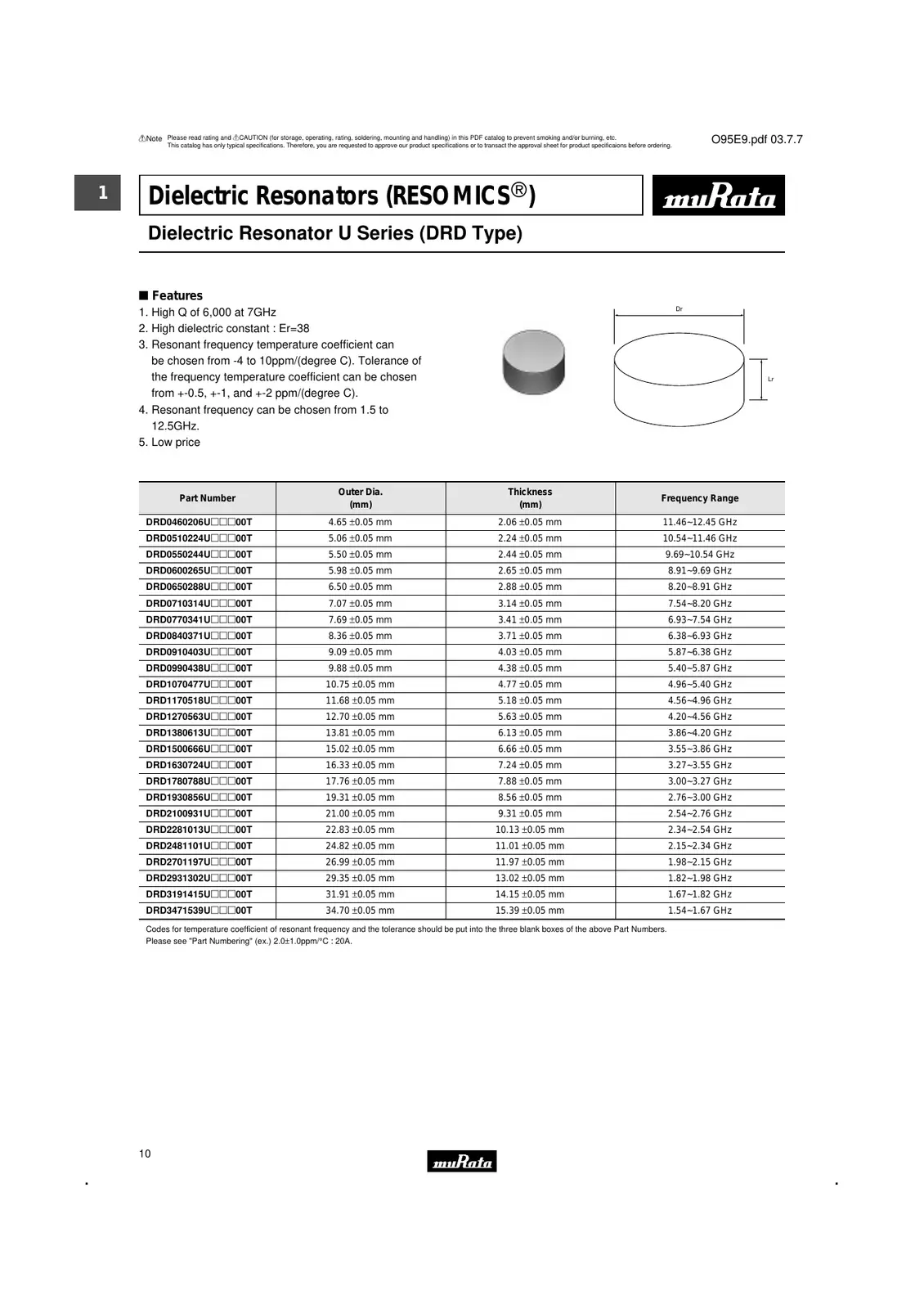 drd1170518b20b00t Datasheet Page 11