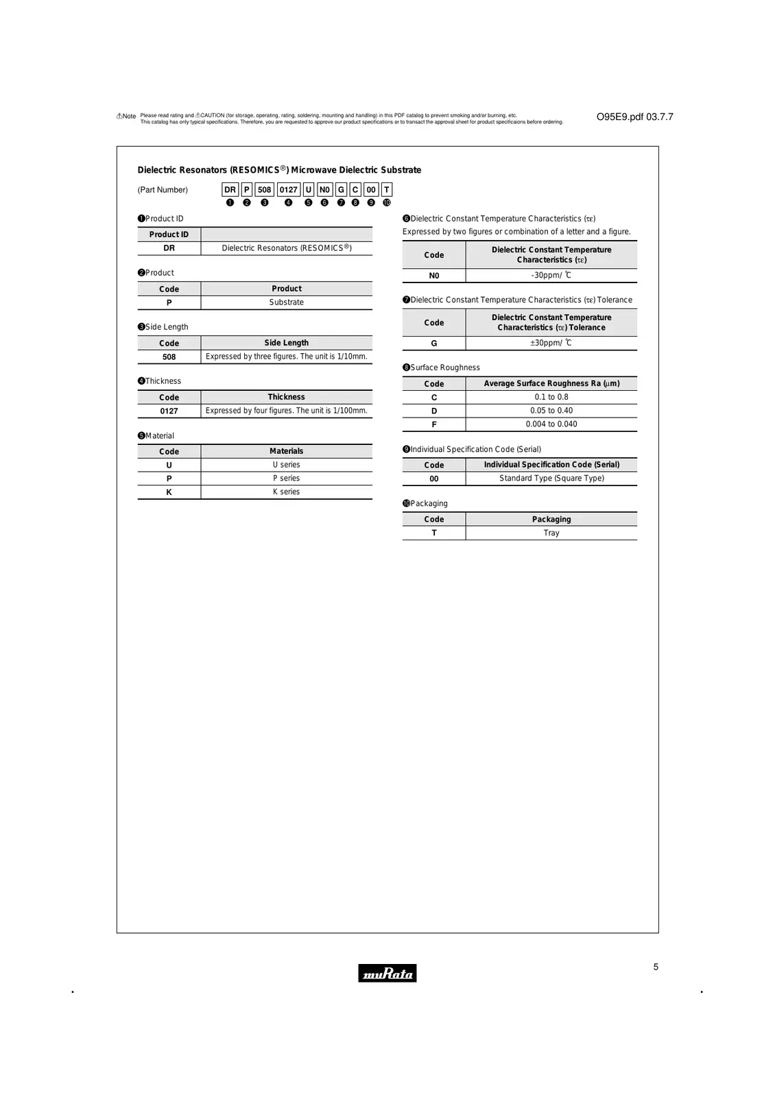 drd1170518b20b00t Datasheet Page 6