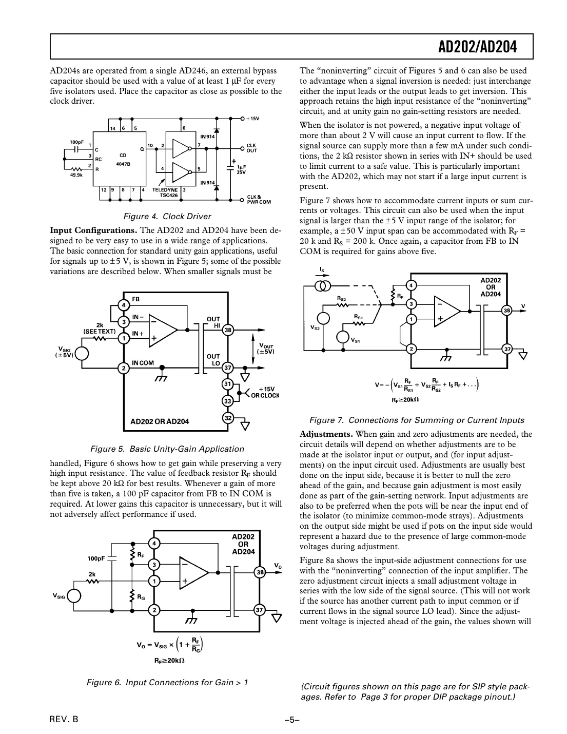 ad202 Datasheet Page 5