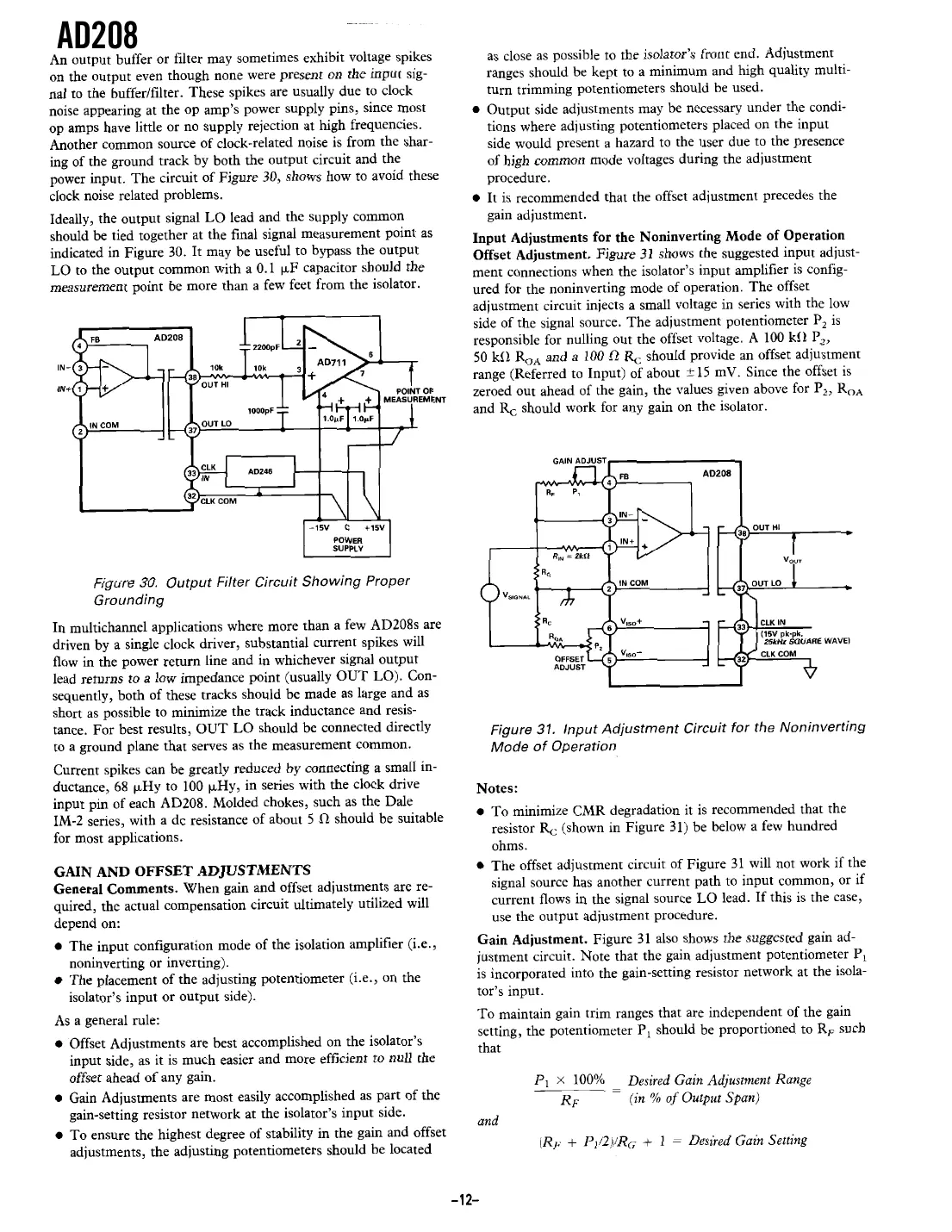 ad208 Datasheet Page 12