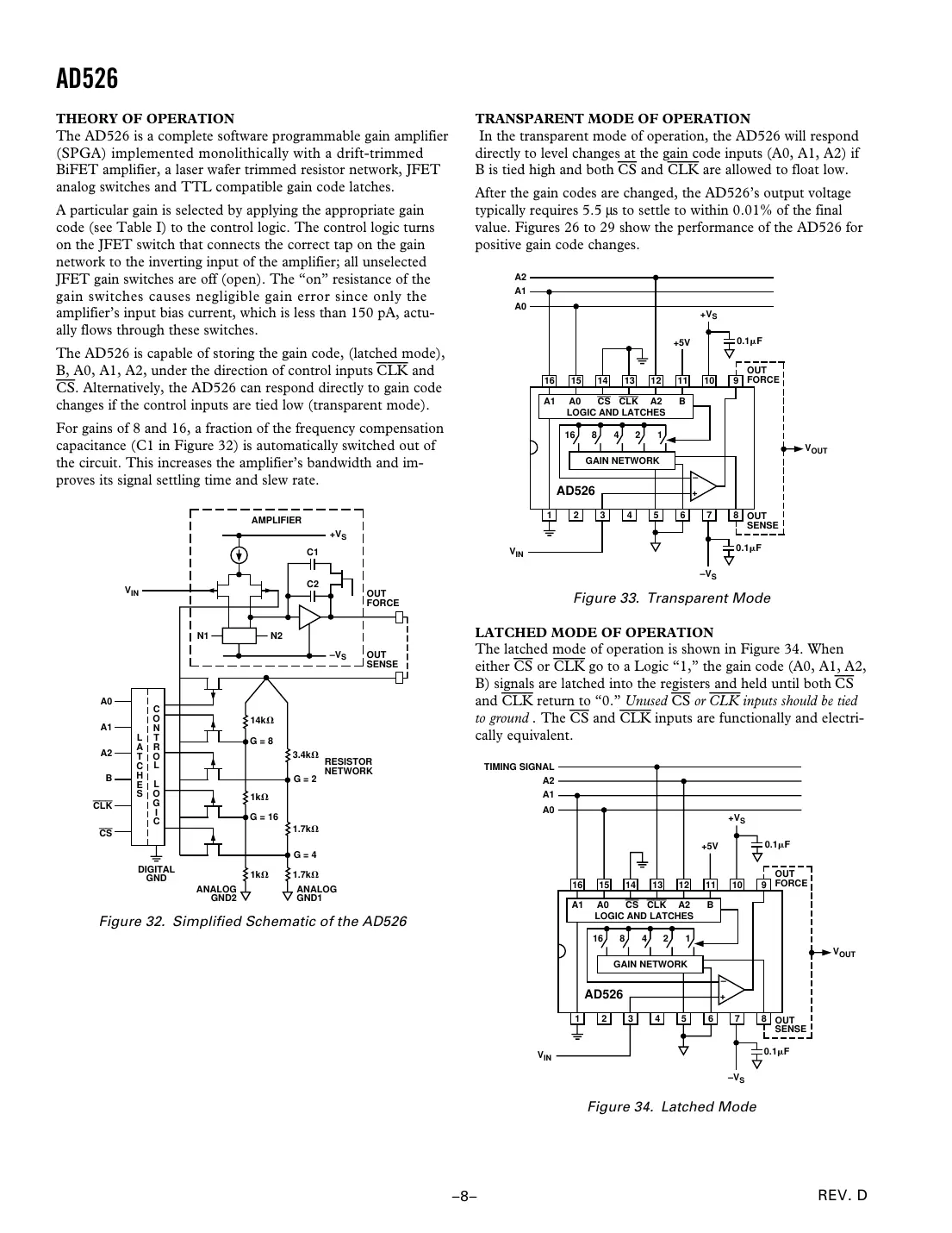 ad526 Datasheet Page 8