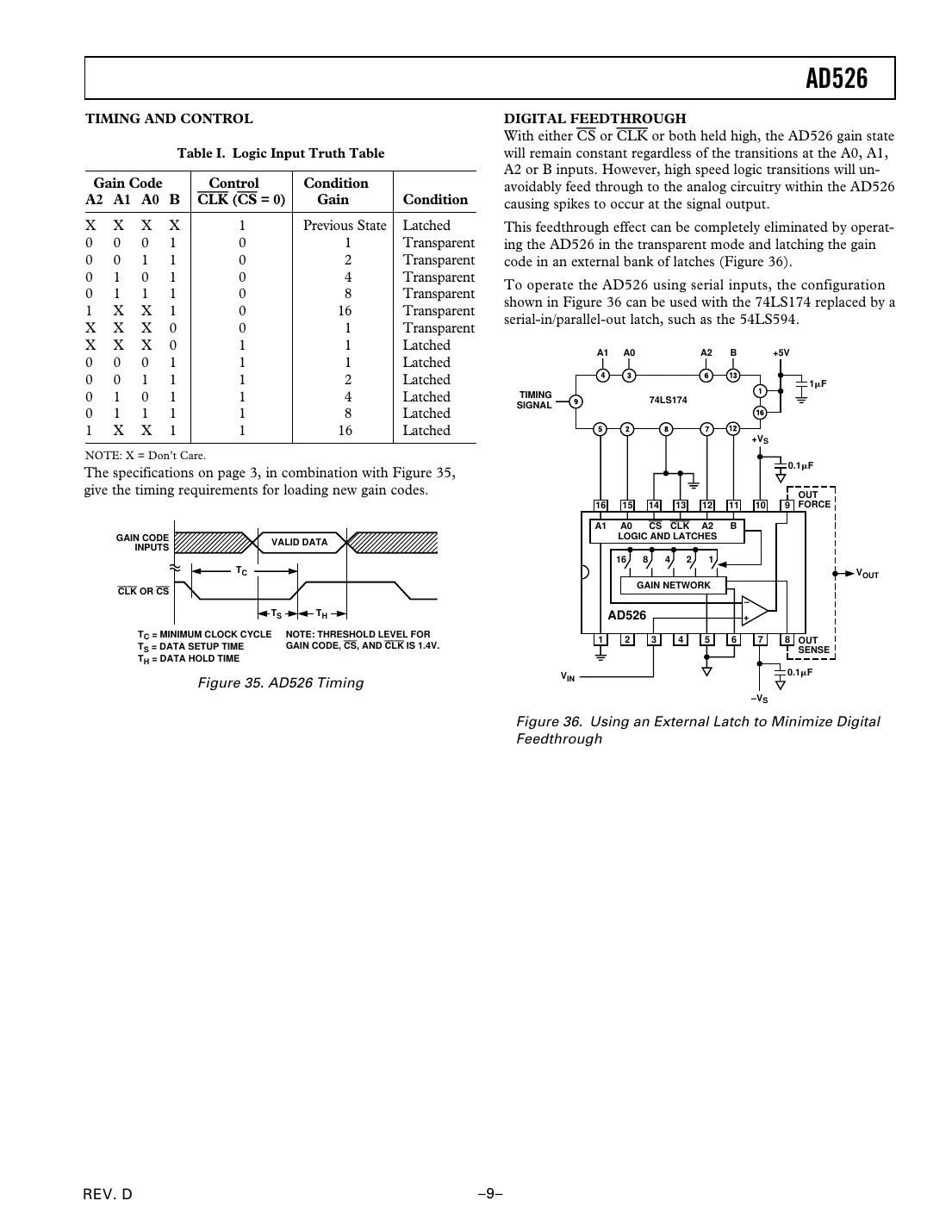 ad526 Datasheet Page 9