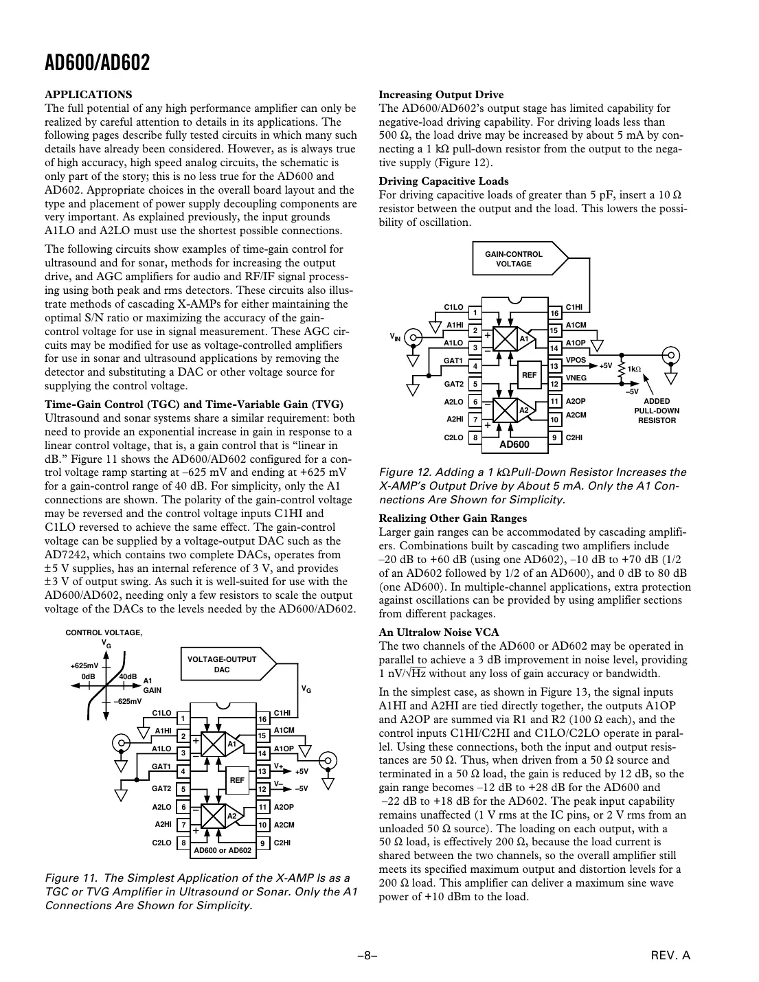 ad600 Datasheet Page 8
