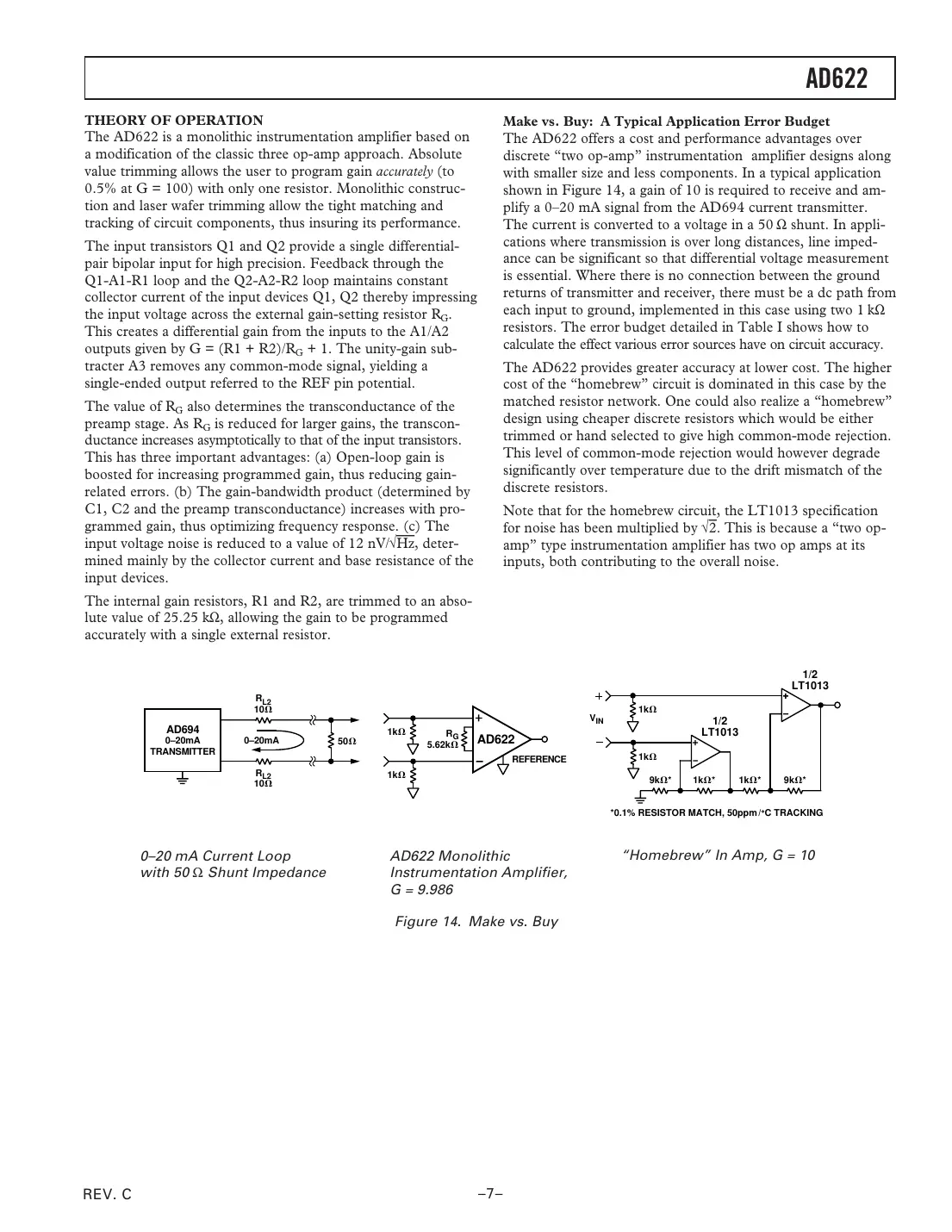 ad622 Datasheet Page 7