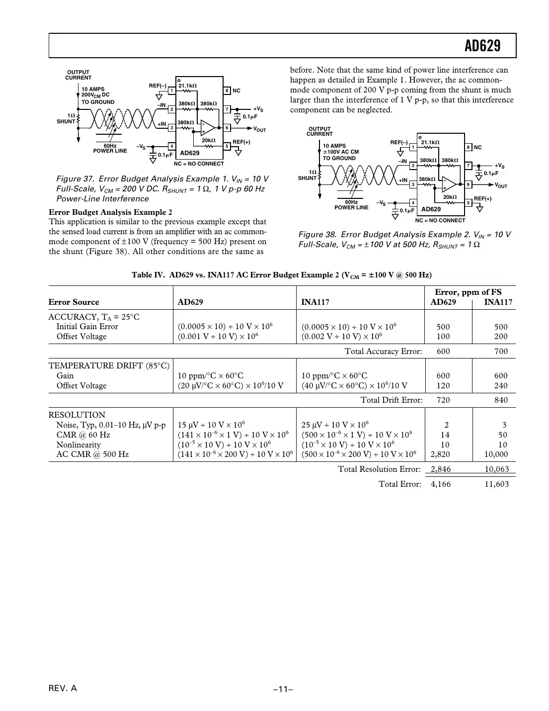 ad629 Datasheet Page 11