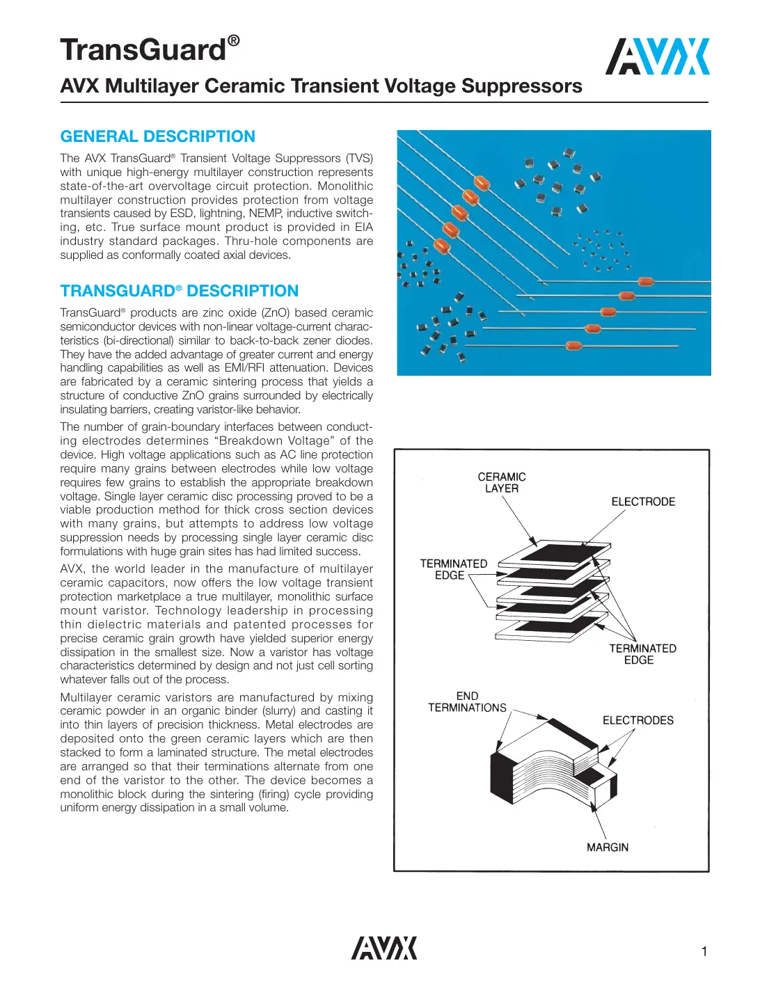 vc060303a100 Datasheet Page 1