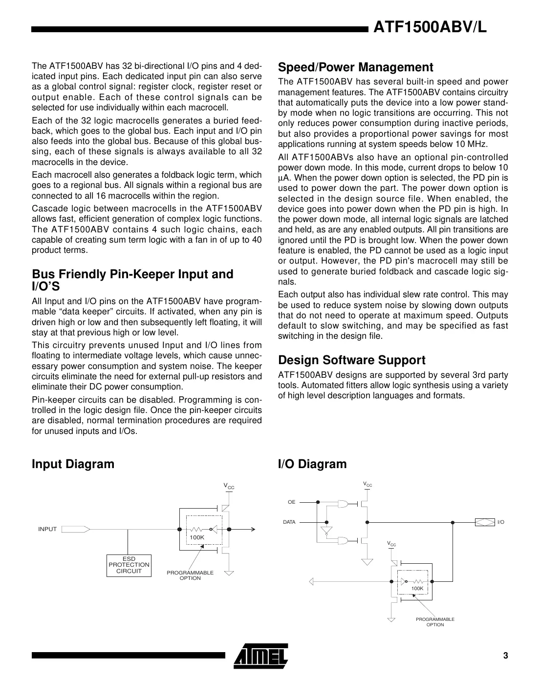 atf1500abv Datasheet Page 3