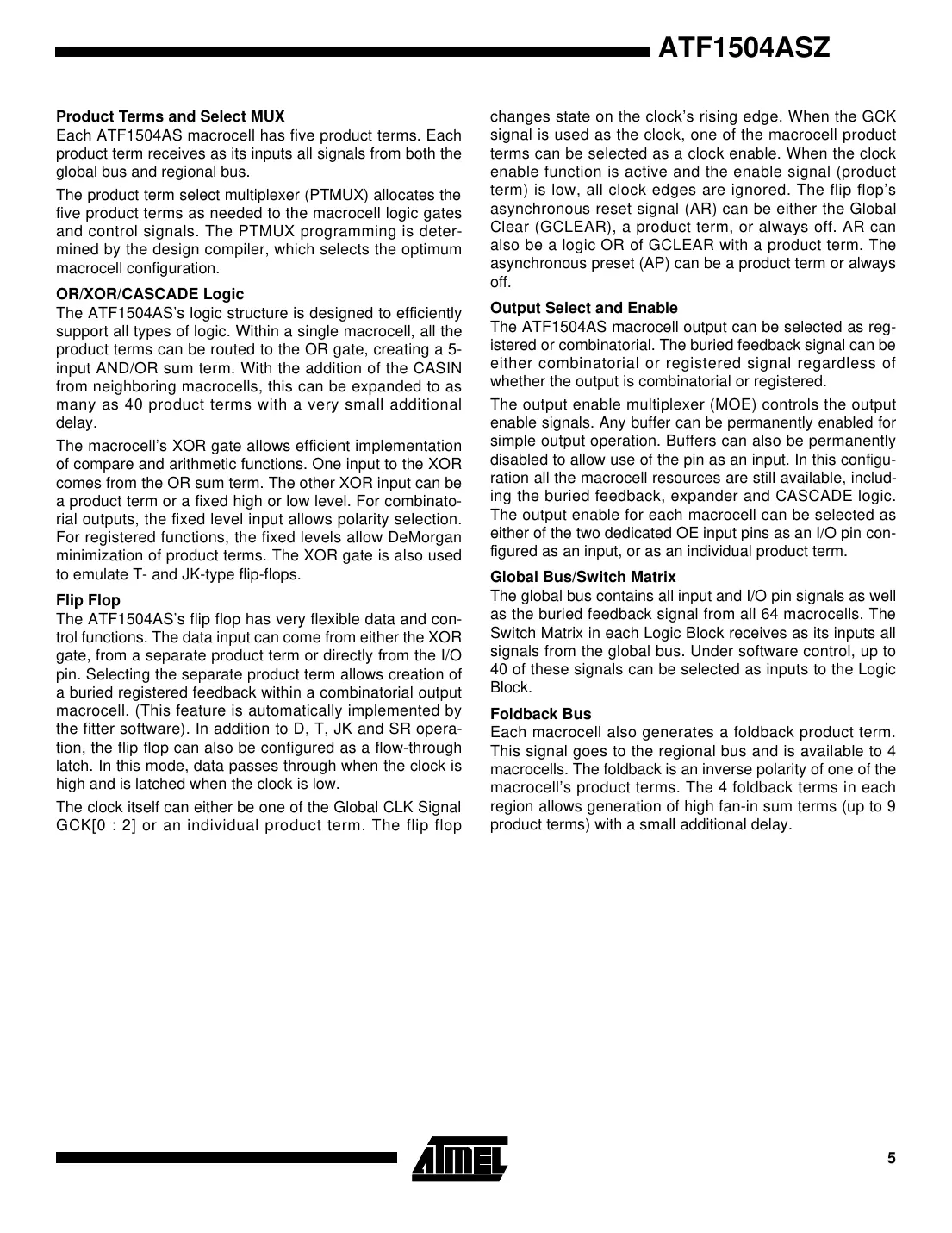 atf1504as Datasheet Page 5