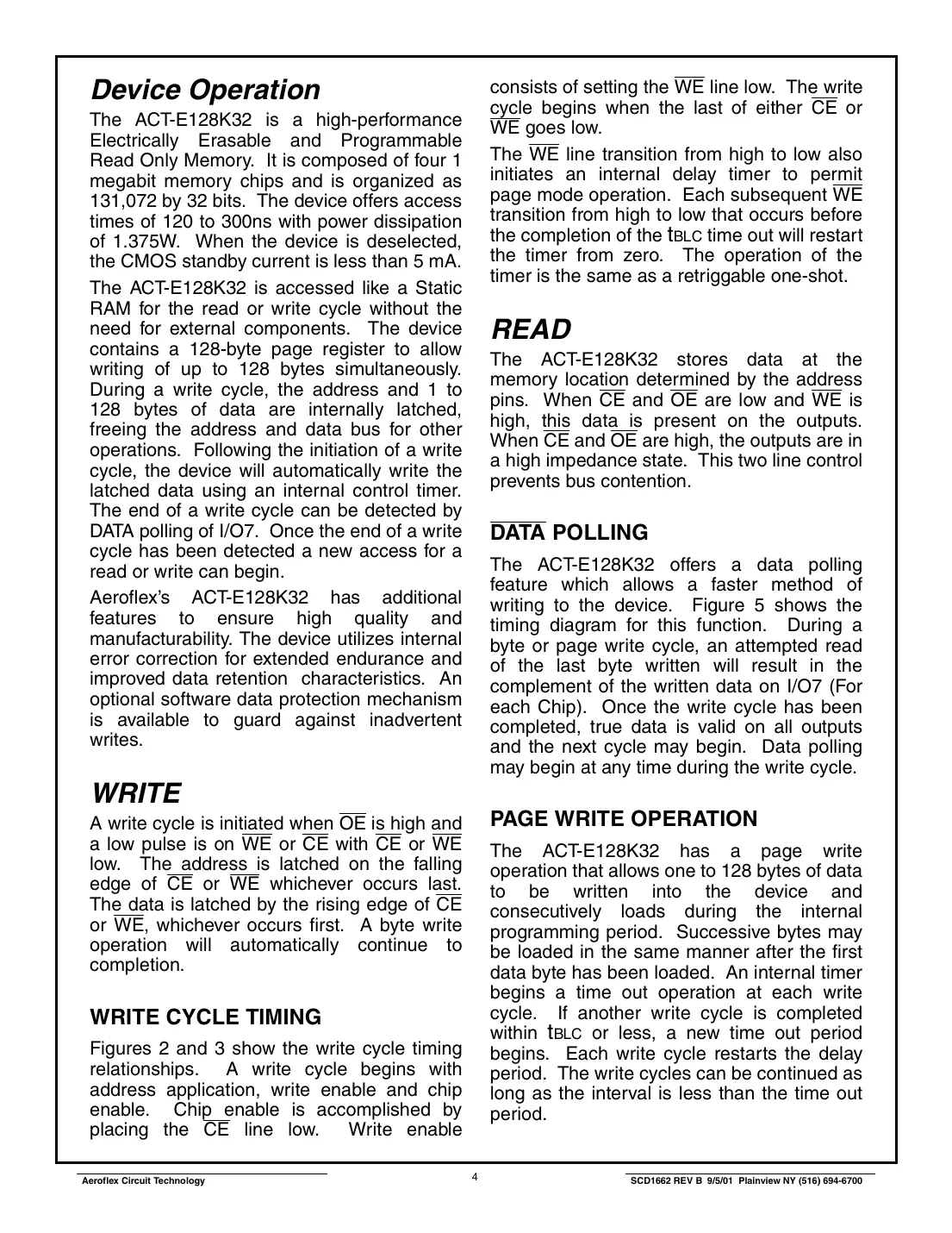 act128k32 Datasheet Page 4