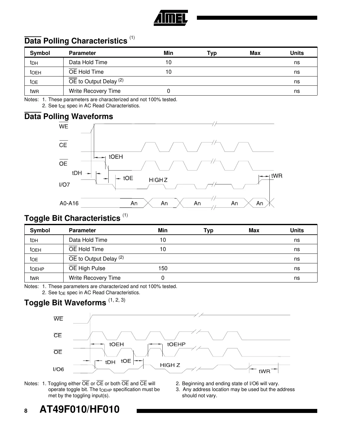 at49f010 Datasheet Page 8