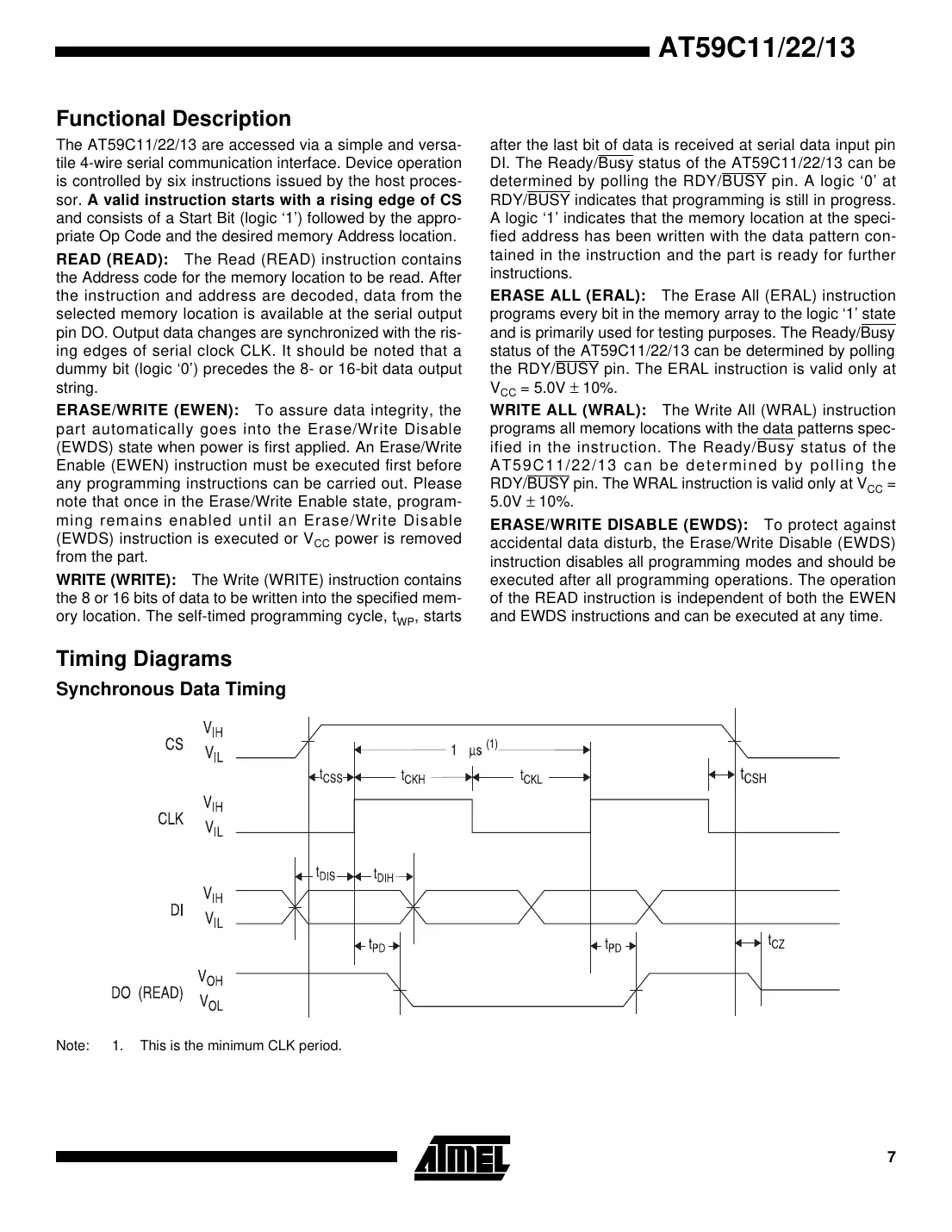 at59c11 Datasheet Page 7