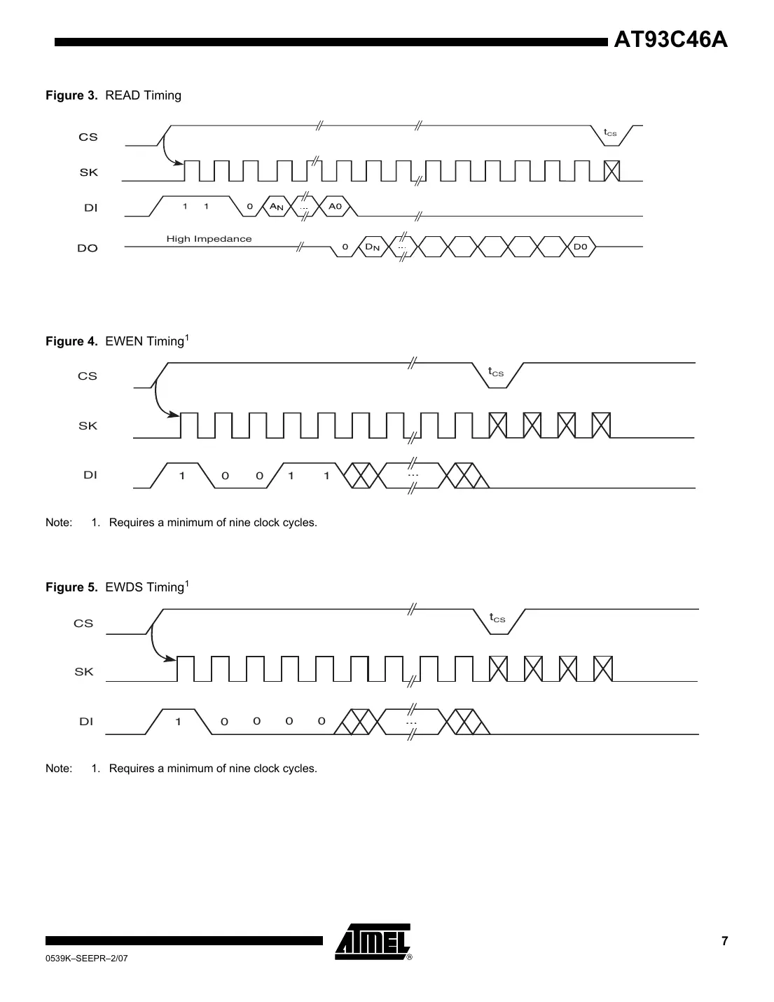 at93c46a Datasheet Page 7
