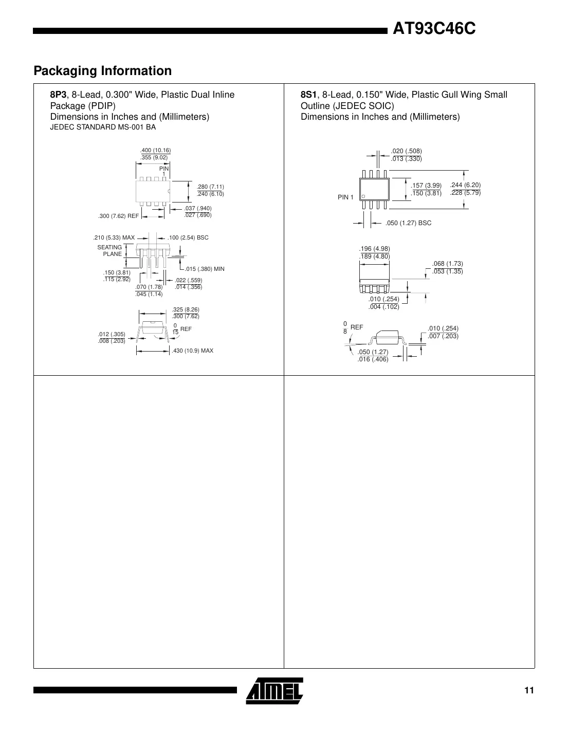 at93c46c Datasheet Page 11