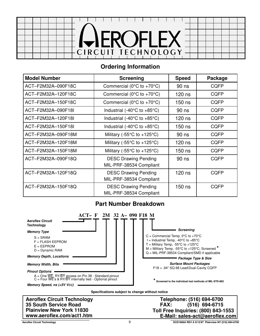 act-f2m32a Datasheet Page 9
