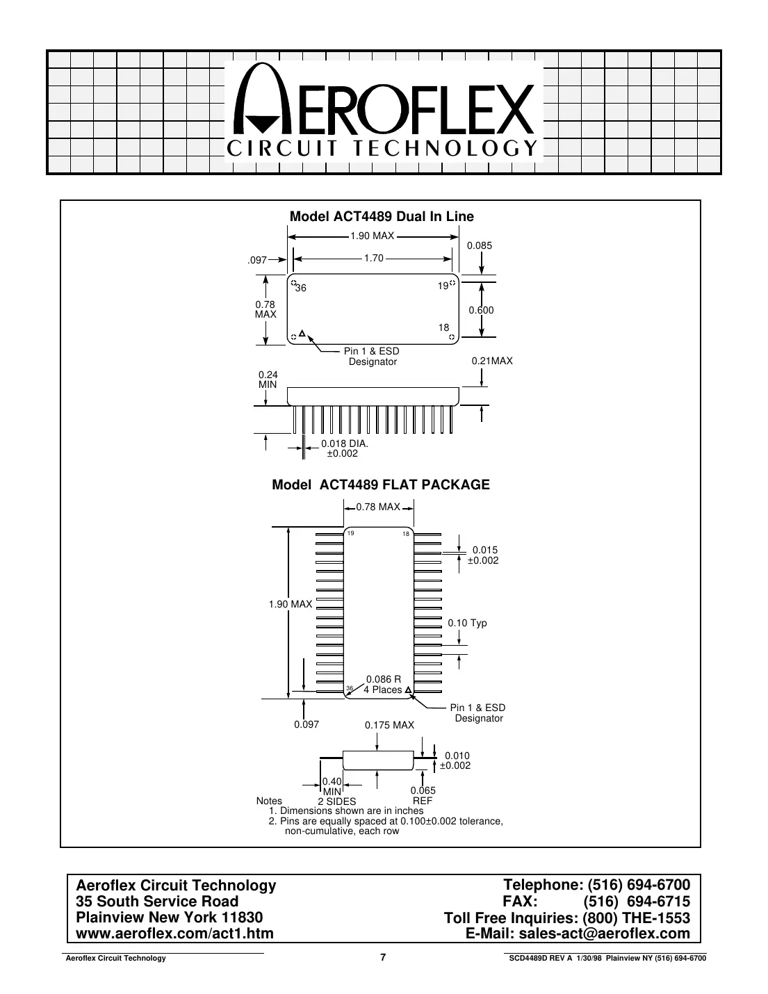 act4489d Datasheet Page 7