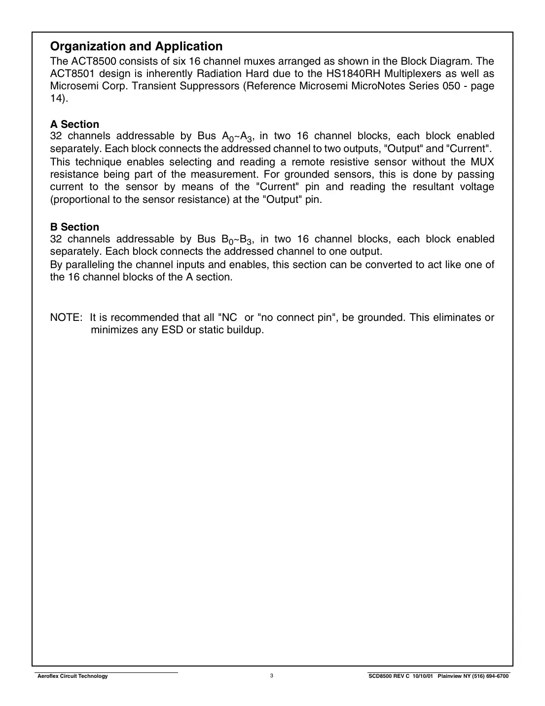 act8500 Datasheet Page 3
