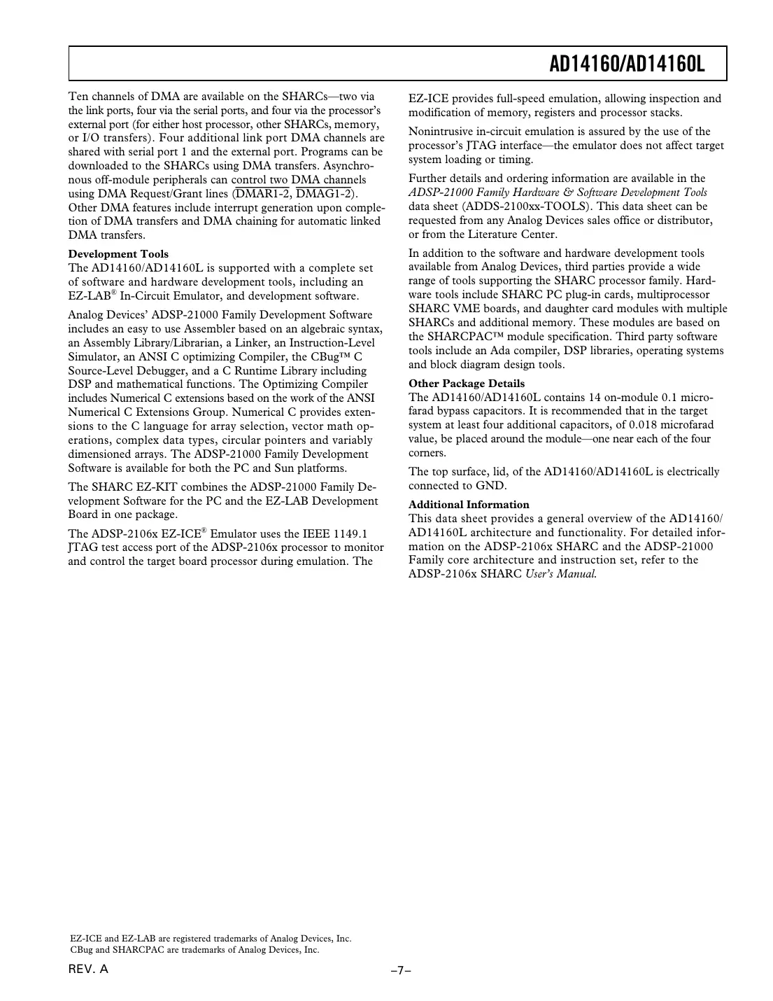 ad14160 Datasheet Page 7