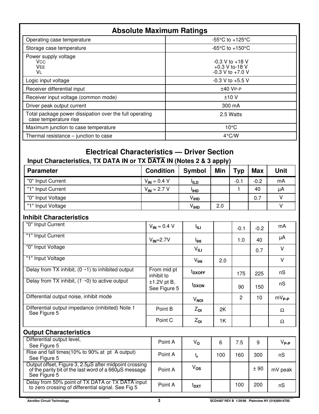 scd4487 Datasheet Page 3