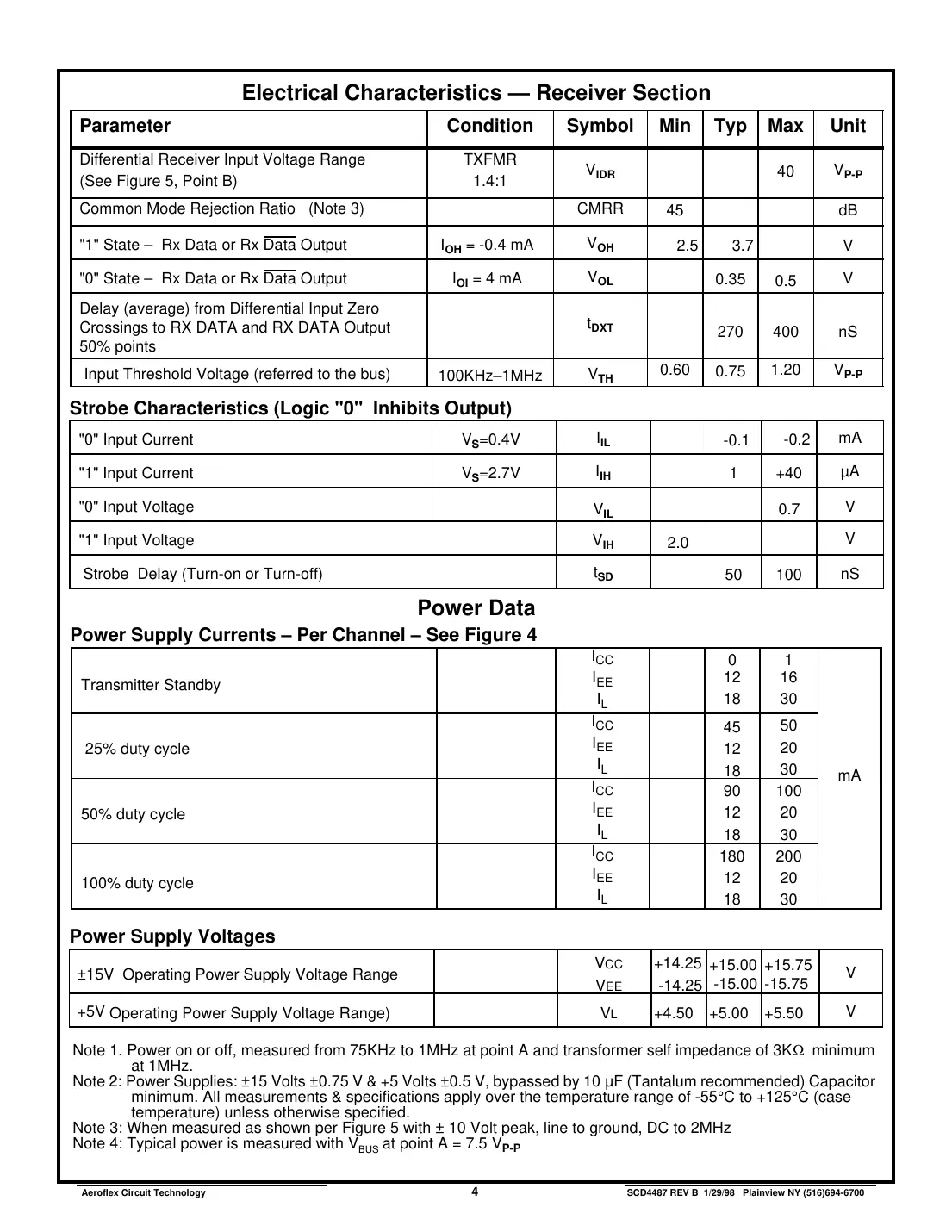 scd4487 Datasheet Page 4