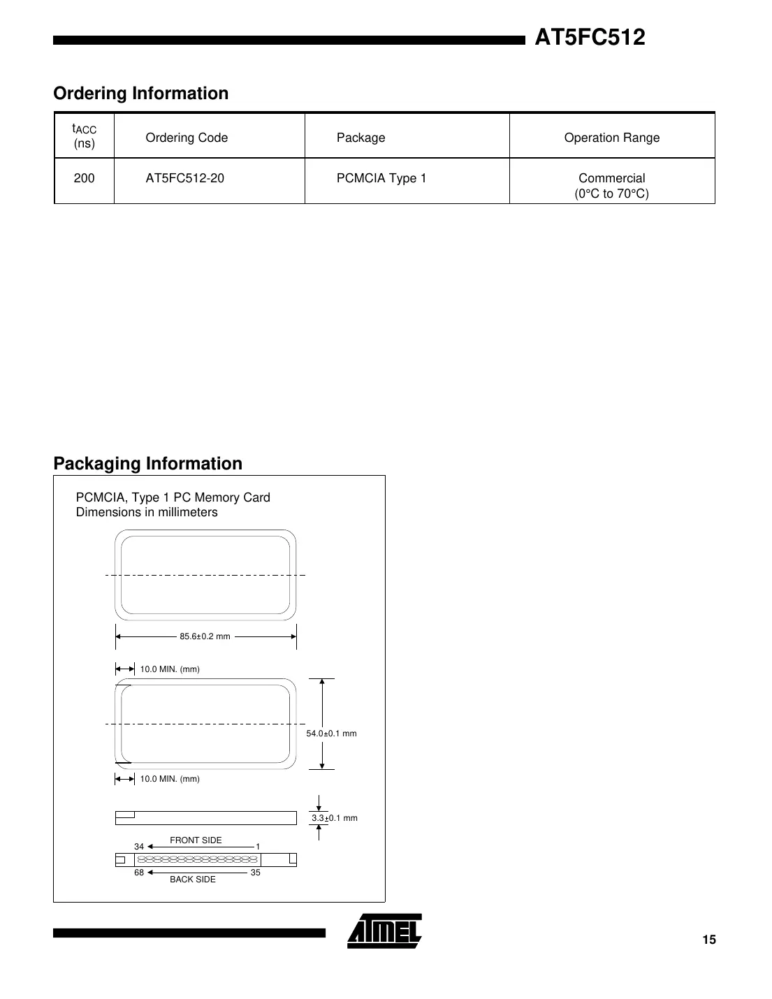 at5fc512 Datasheet Page 15