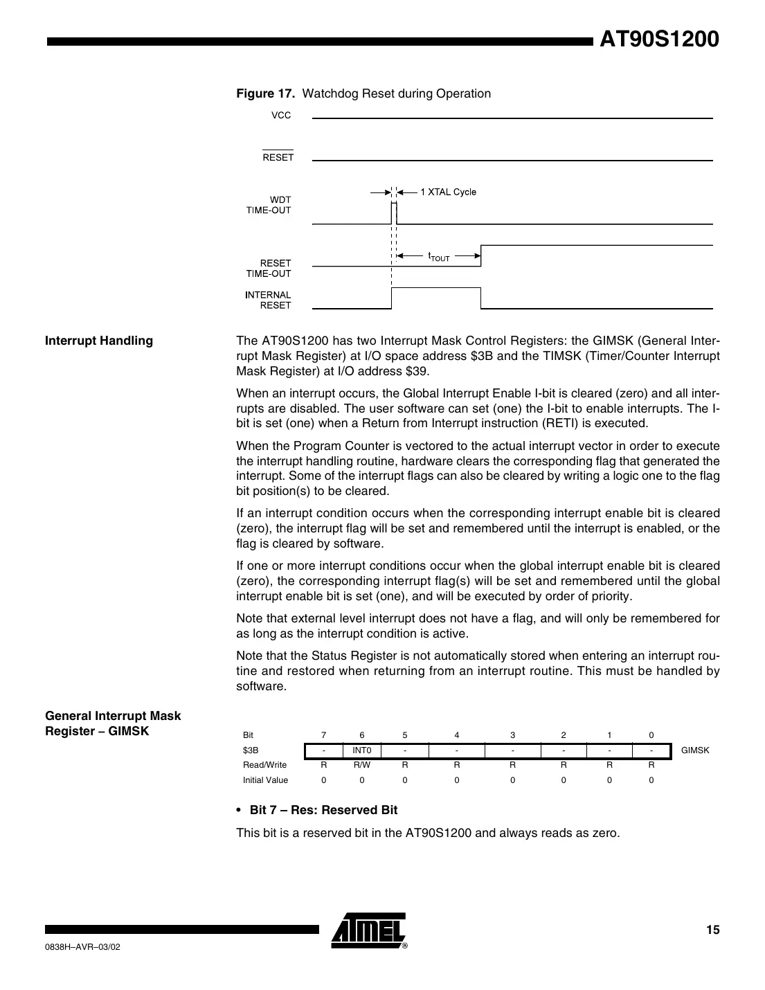 at90s1200 Datasheet Page 15