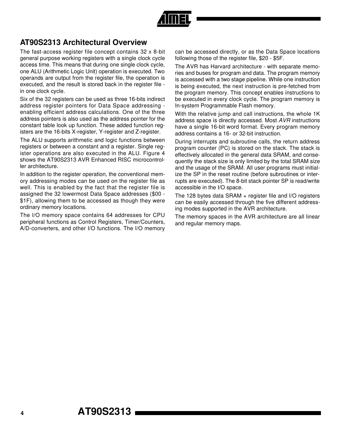 at90s2313 Datasheet Page 4