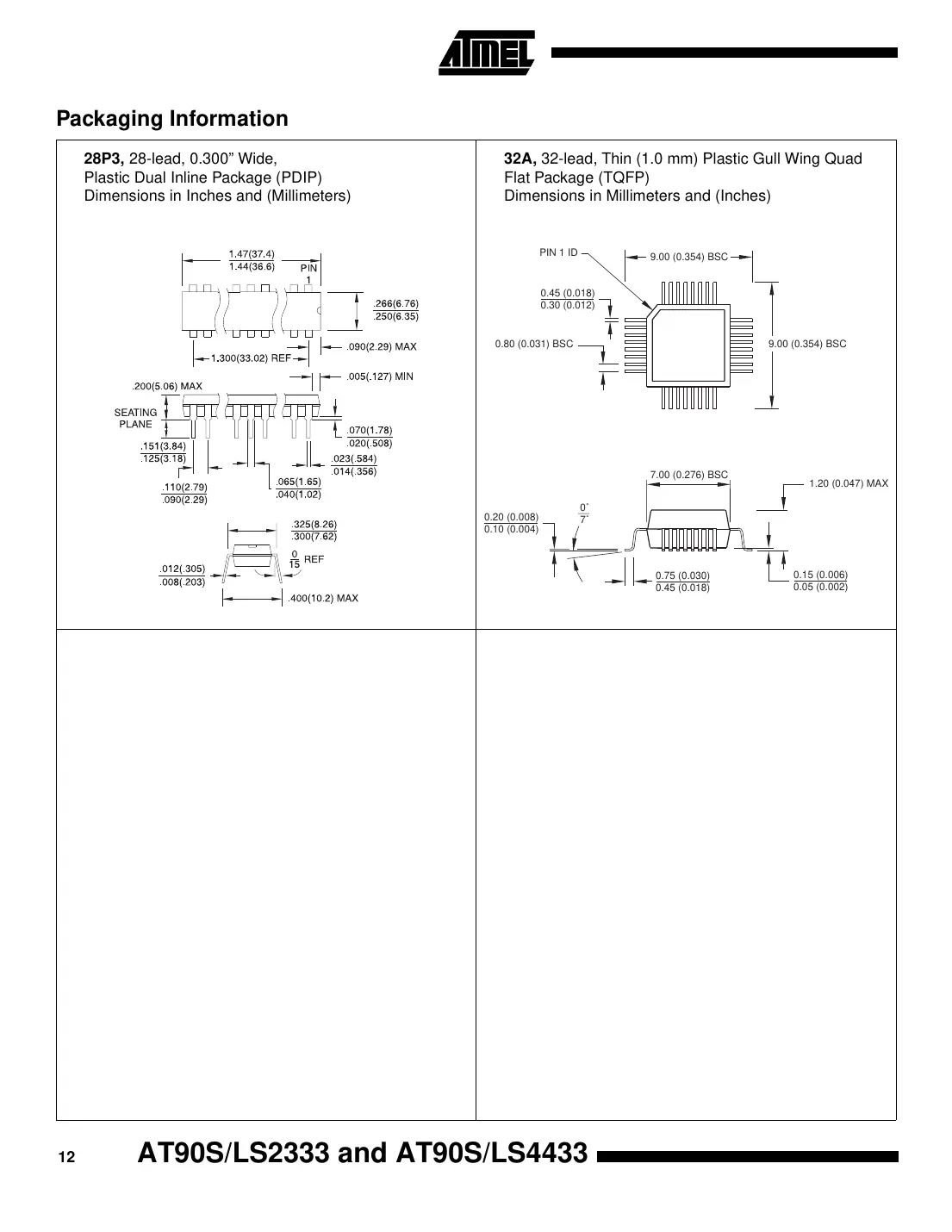 at90s2333 Datasheet Page 12