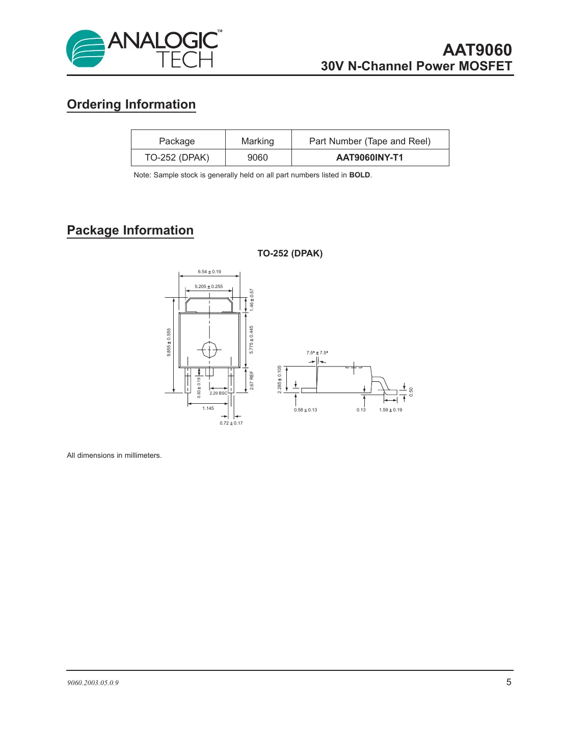 aat9060 Datasheet Page 5