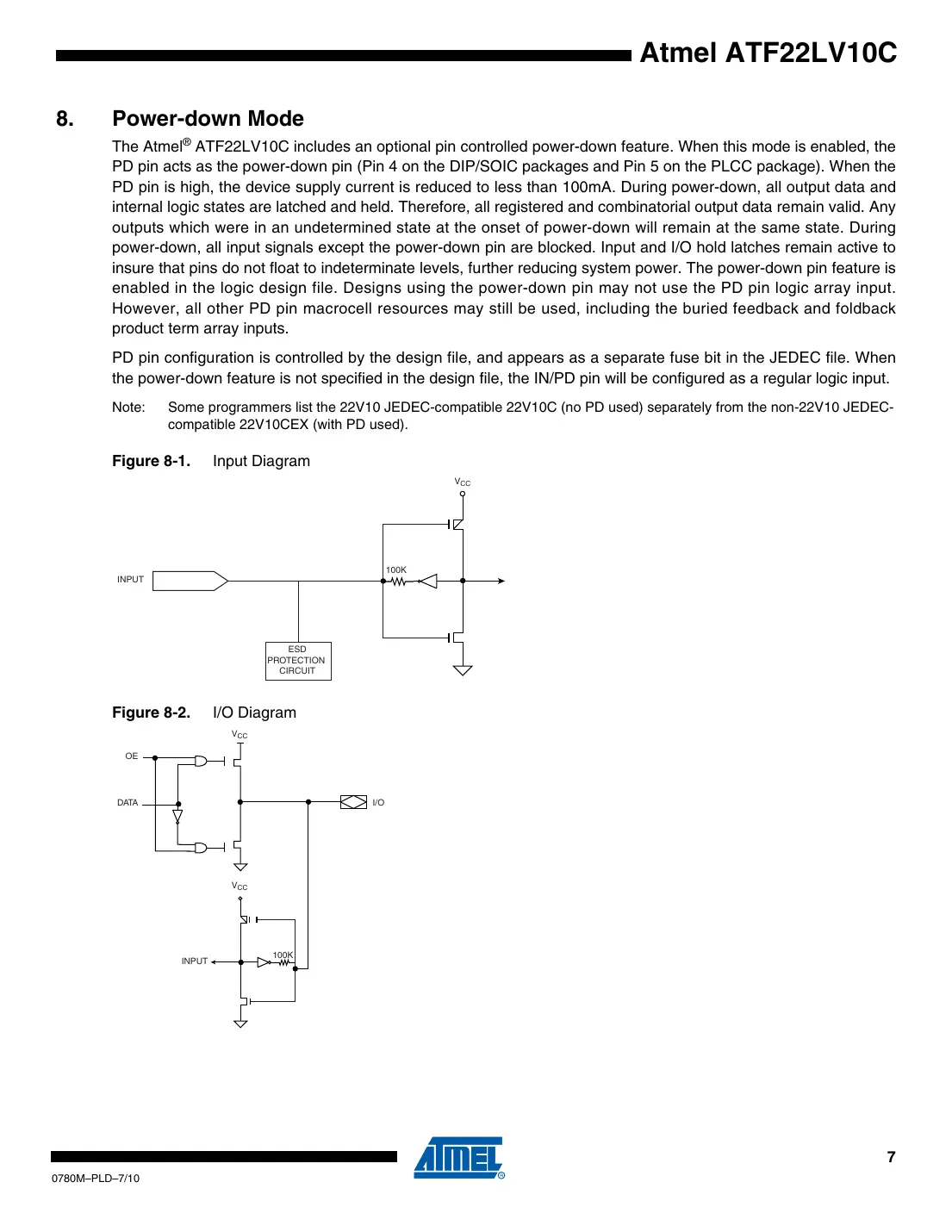 atf22lv10c Datasheet Page 7
