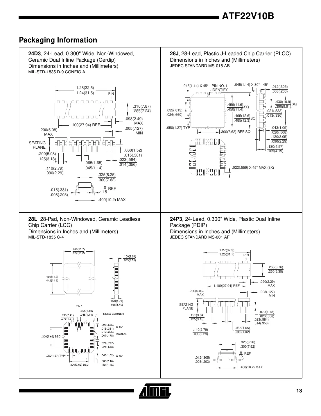 atf22v10b Datasheet Page 13