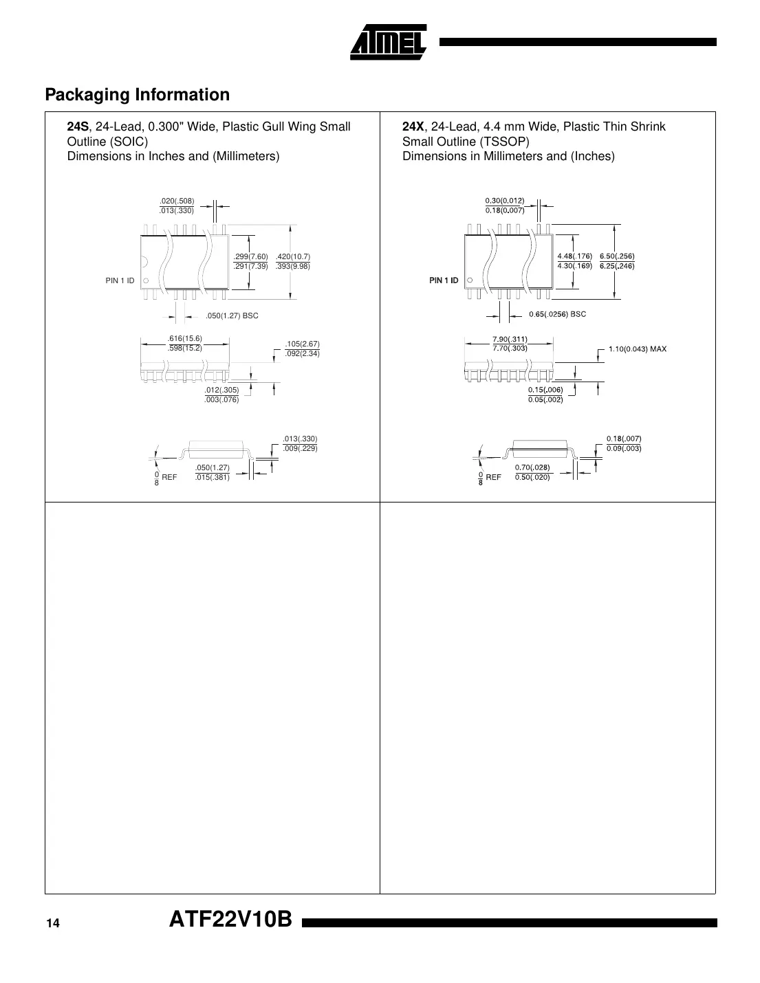atf22v10b Datasheet Page 14