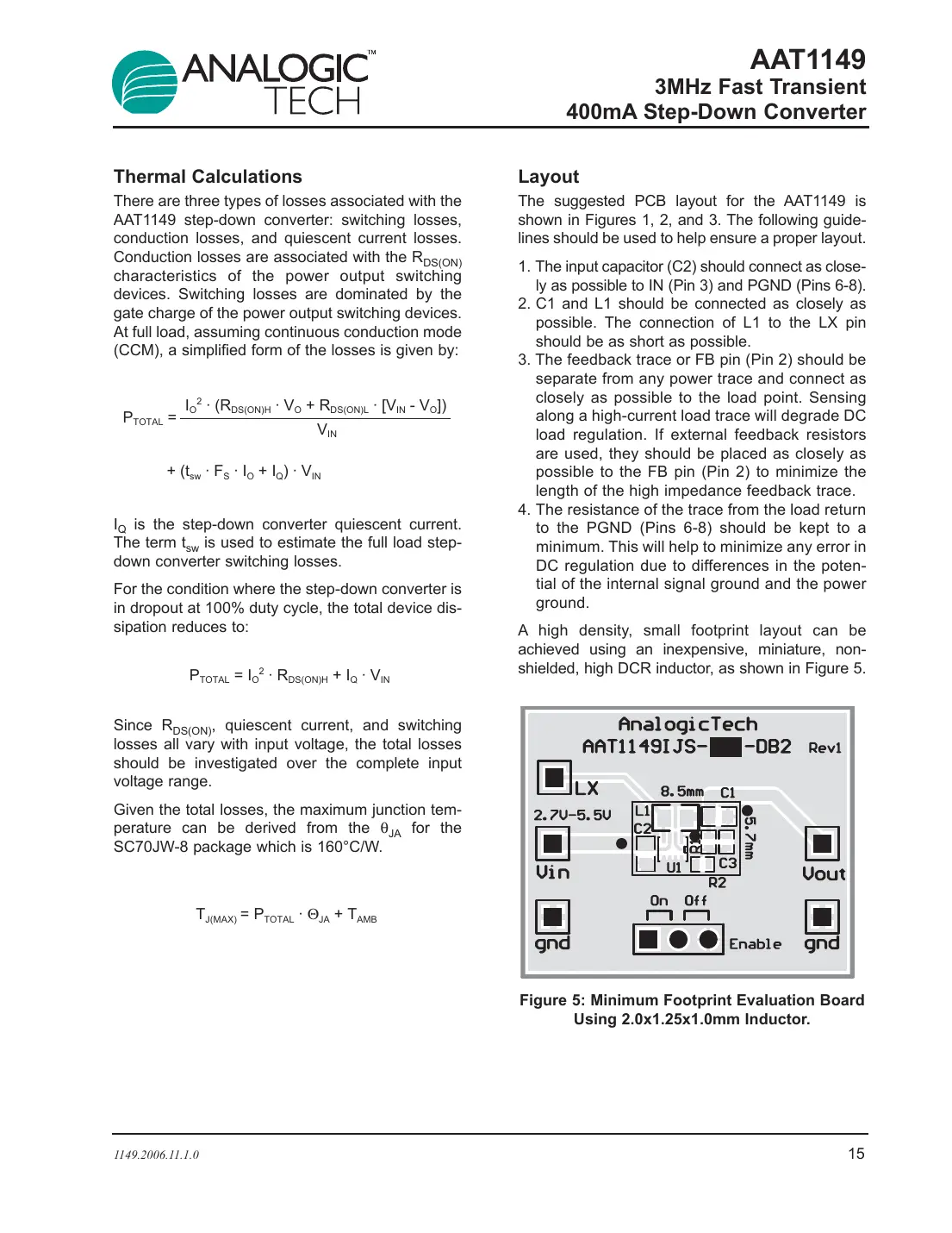 aat1149 Datasheet Page 15