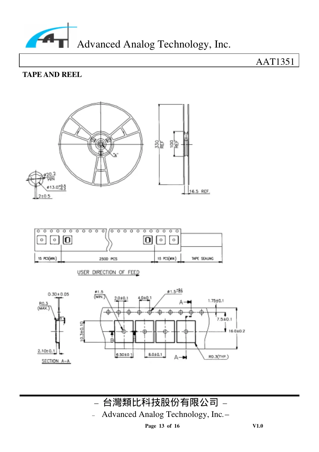 aat1351 Datasheet Page 13