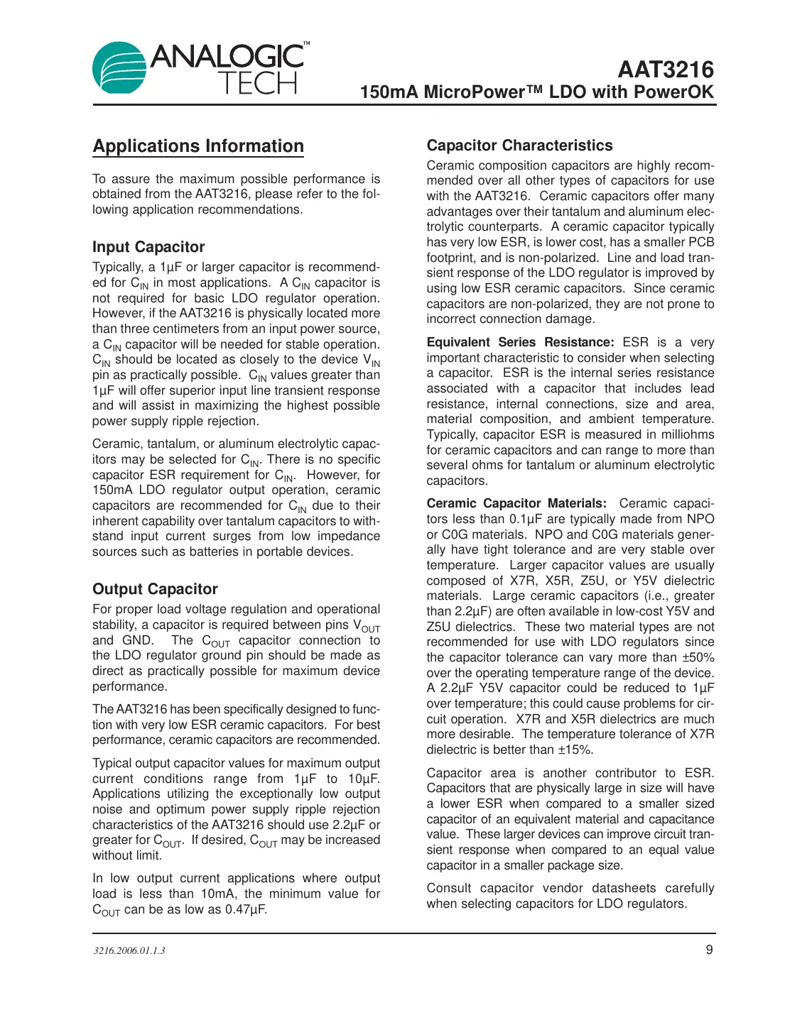 aat3216 Datasheet Page 9