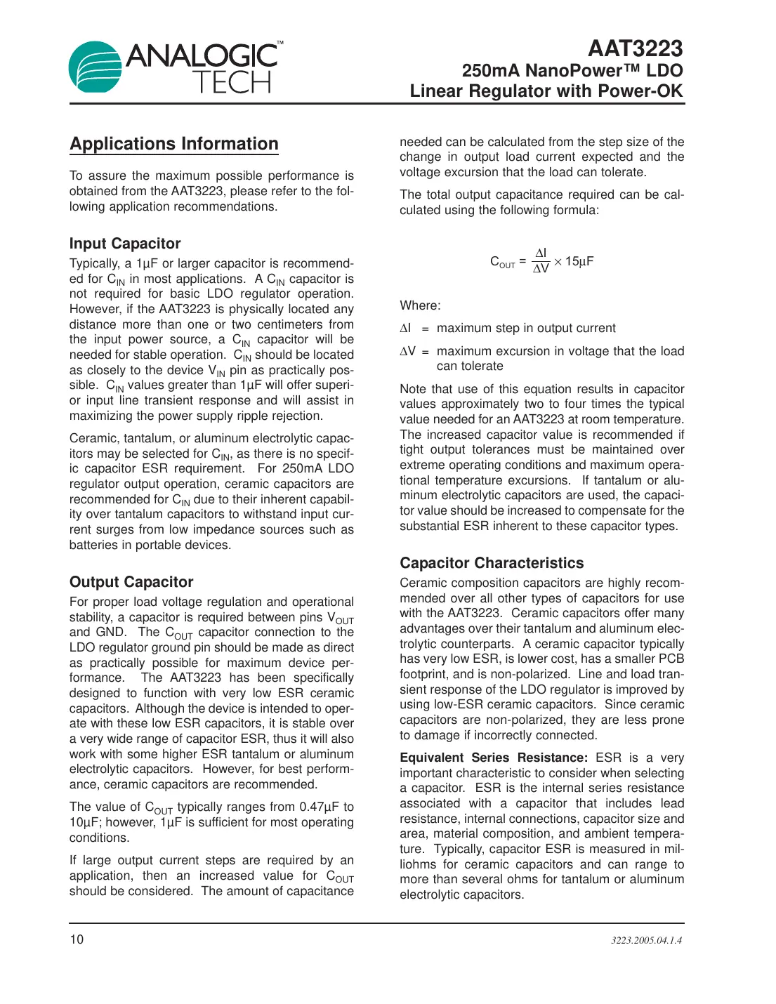 aat3223 Datasheet Page 10