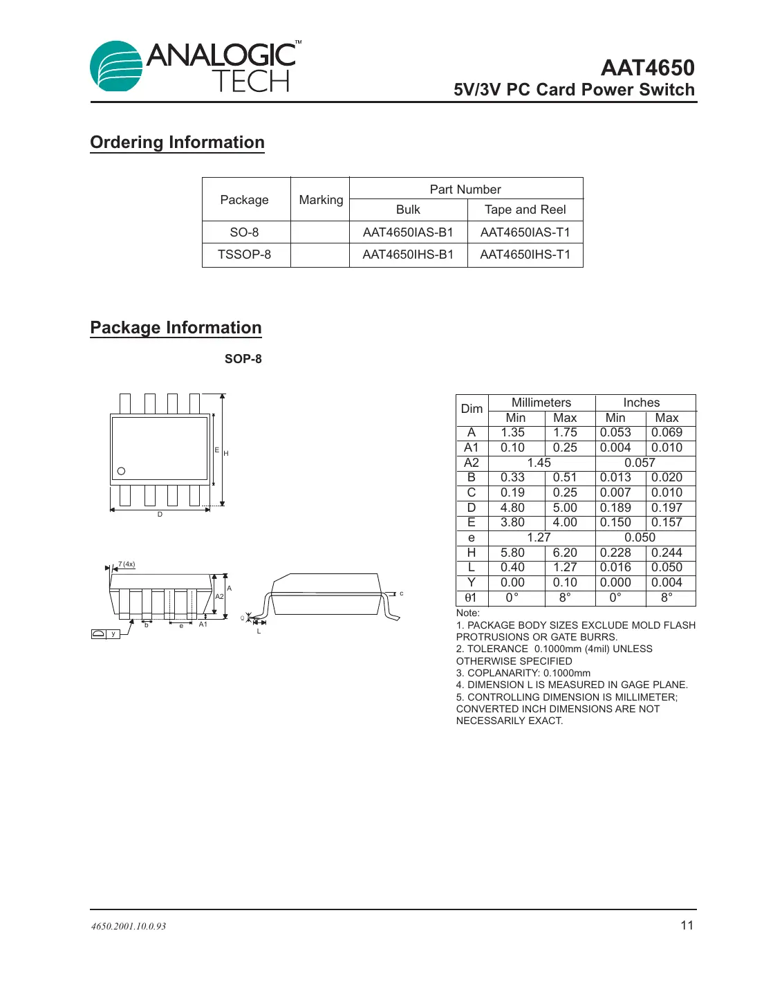 aat4650 Datasheet Page 11