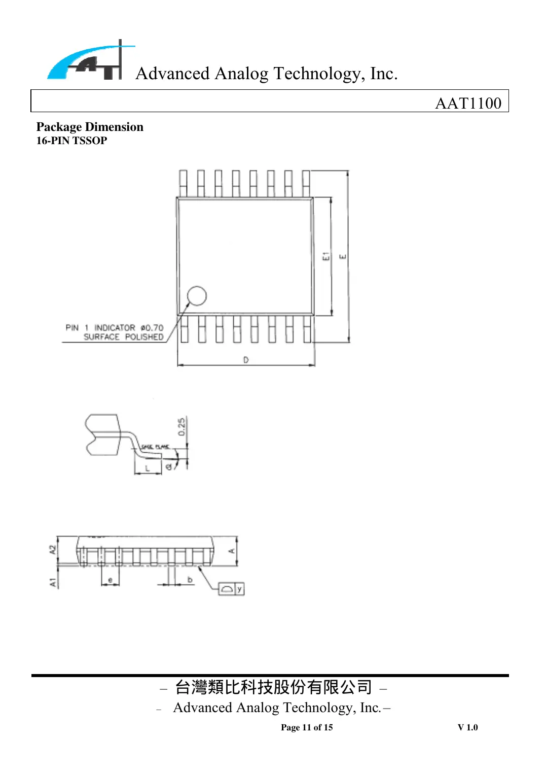 aat1100 Datasheet Page 11