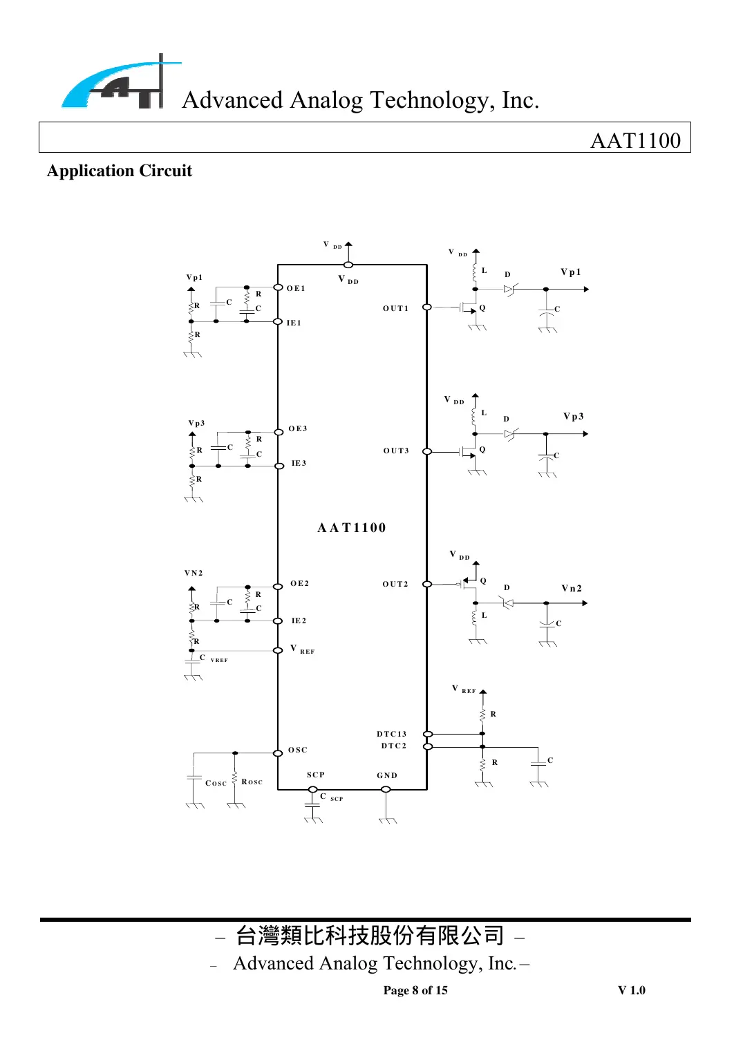 aat1100 Datasheet Page 8