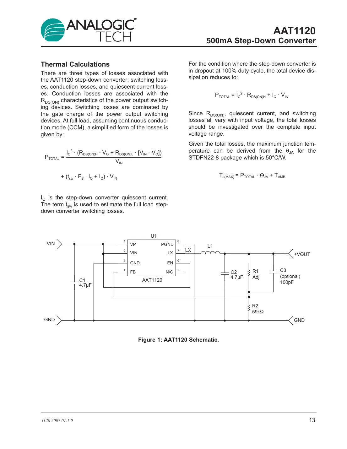aat1120 Datasheet Page 13