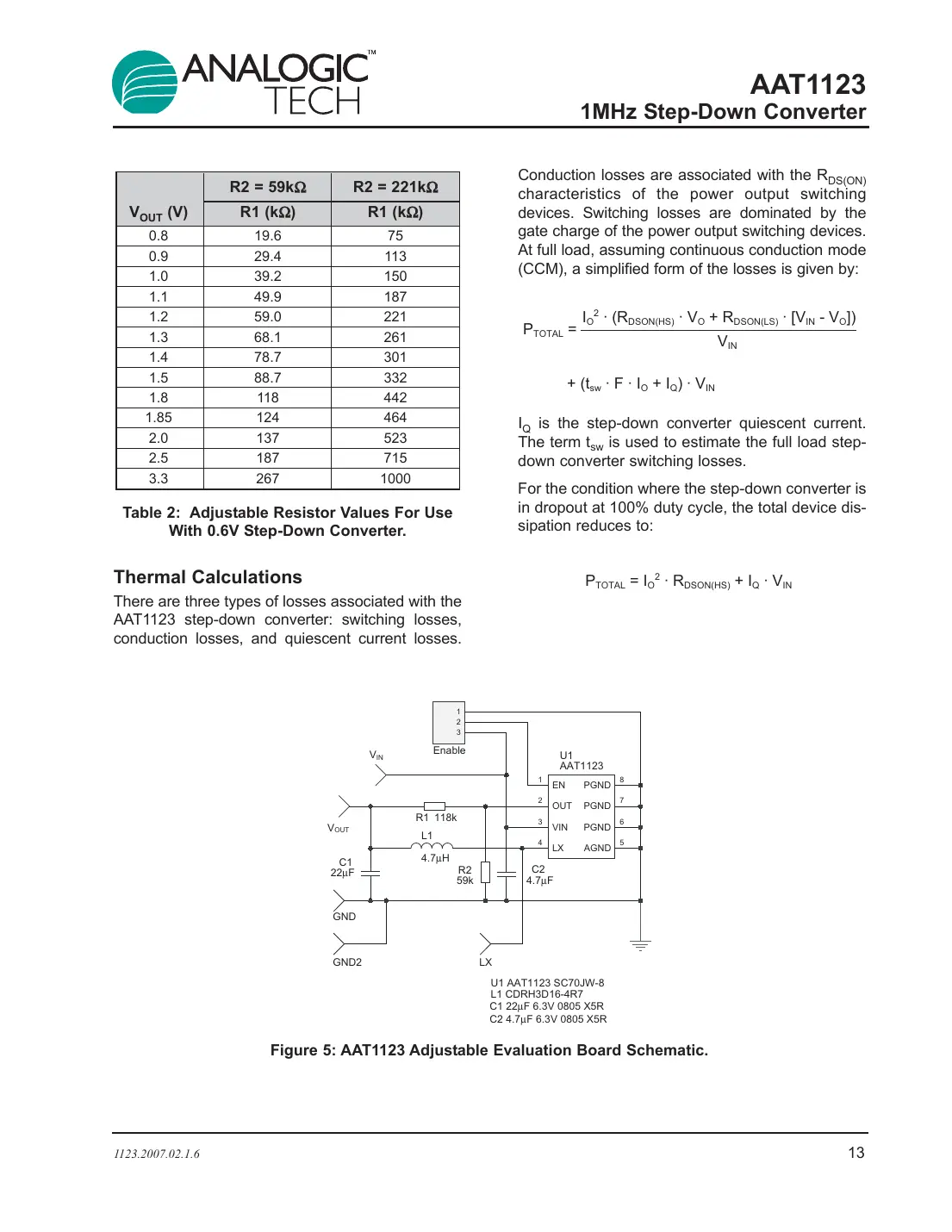 aat1123 Datasheet Page 13