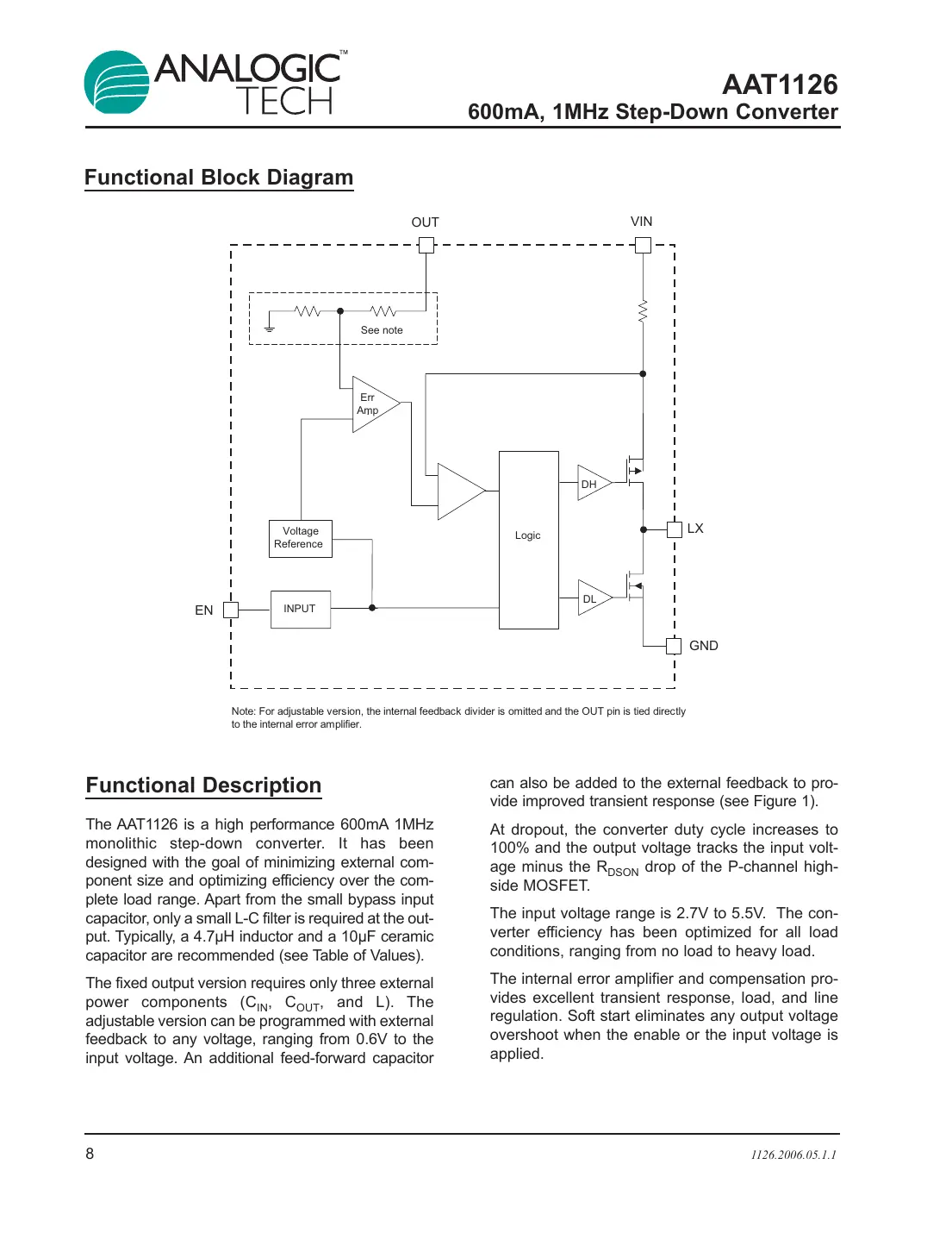 aat1126 Datasheet Page 8