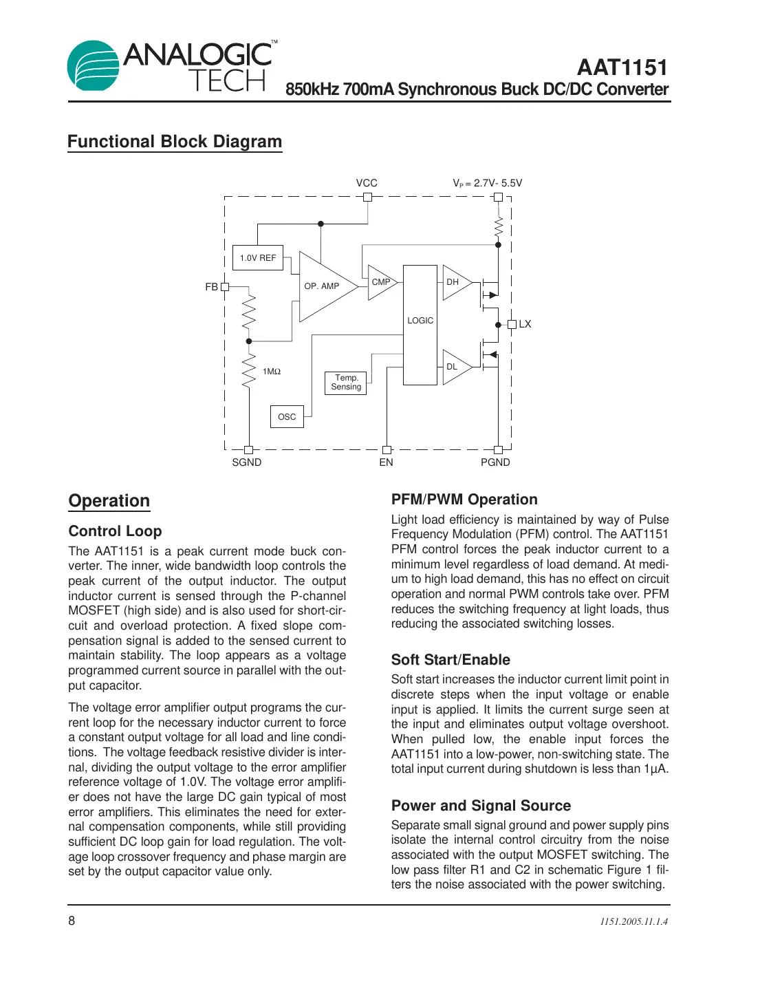 aat1151 Datasheet Page 8