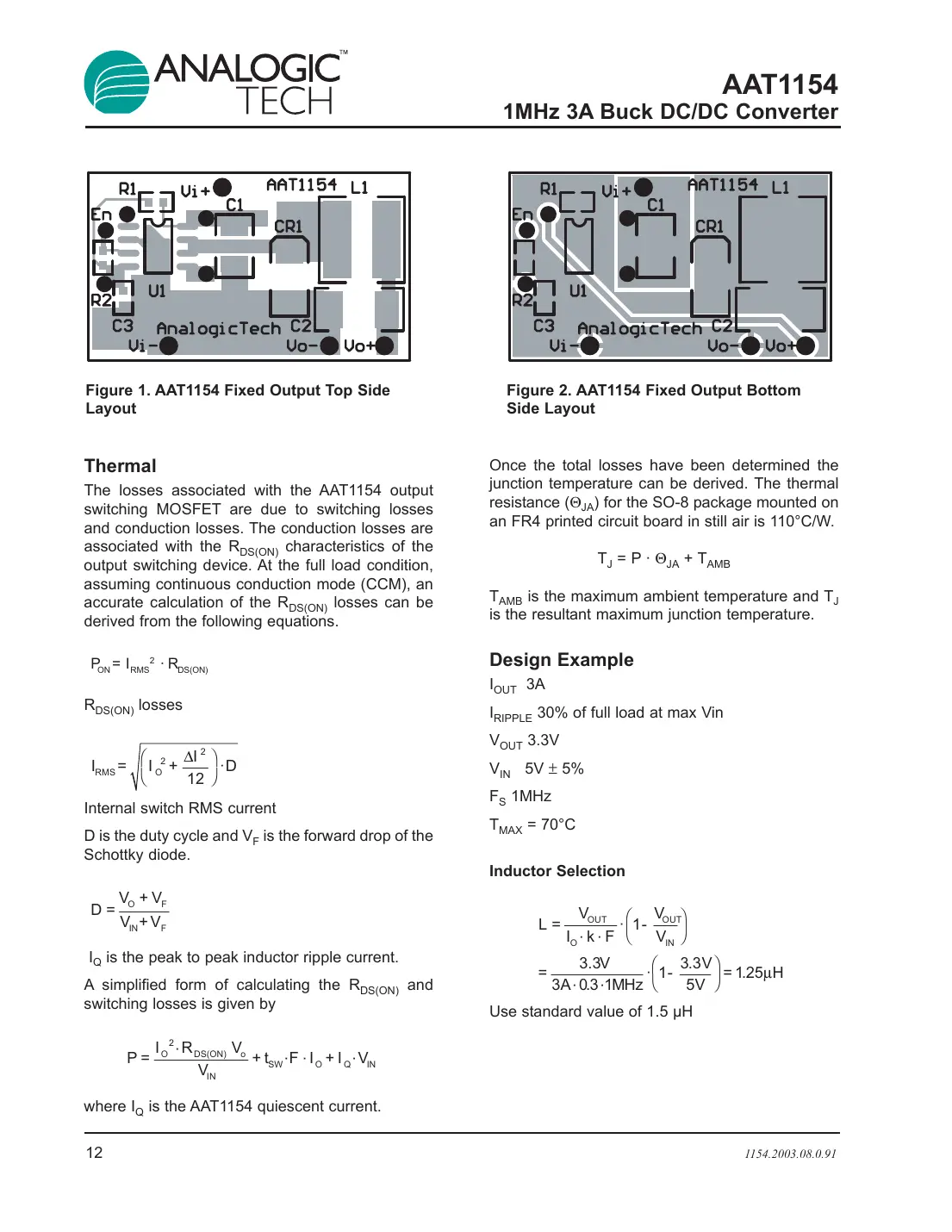 aat1154 Datasheet Page 12