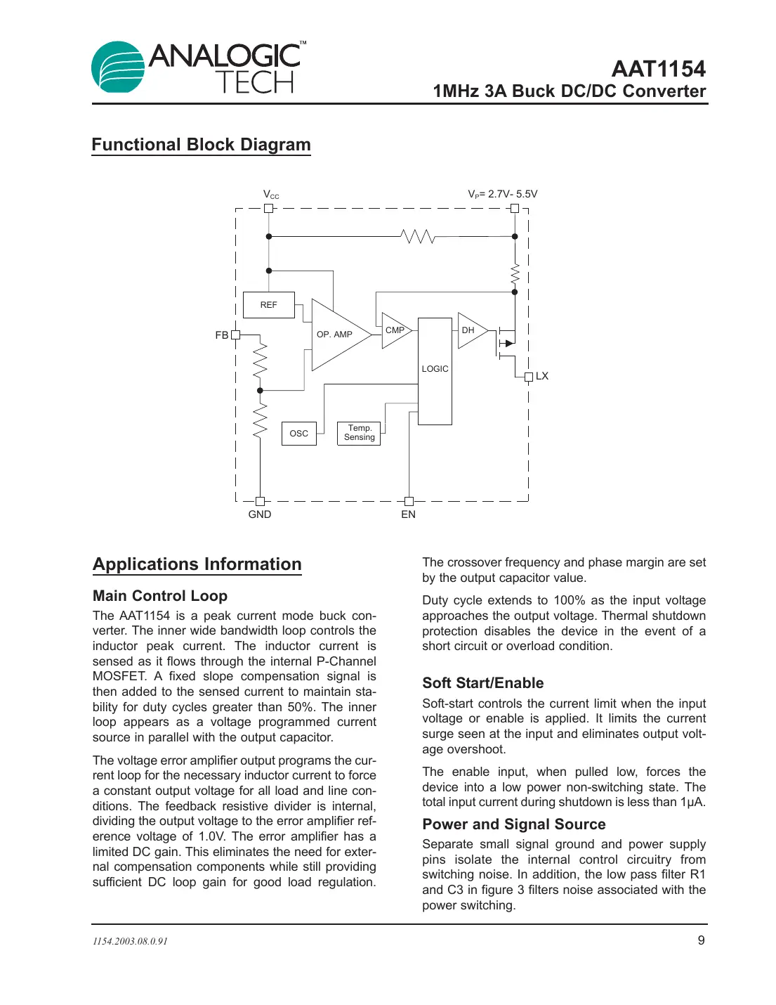 aat1154 Datasheet Page 9